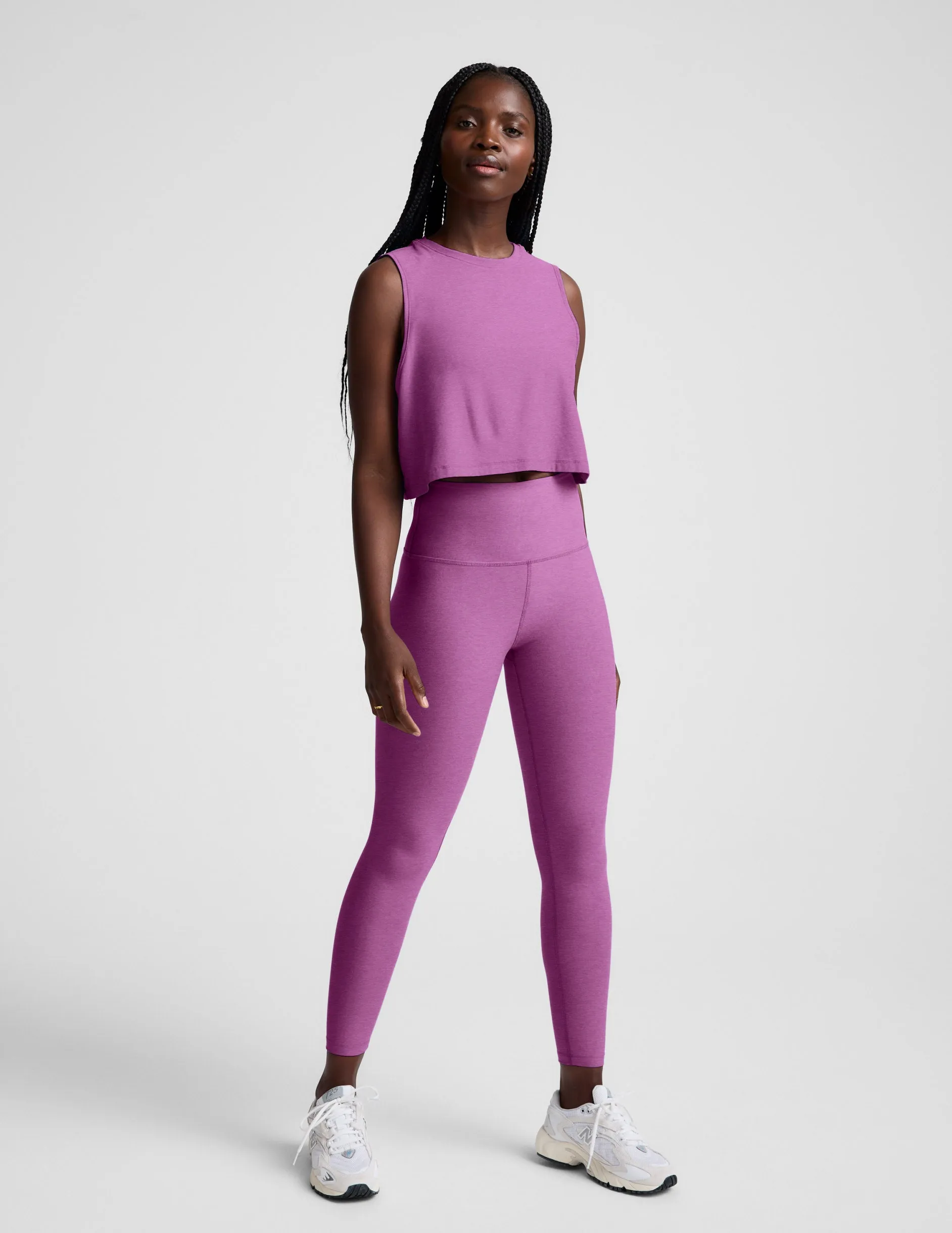Featherweight Minimal Cropped Tank sold by Beyond Yoga product image thumbnail 4
