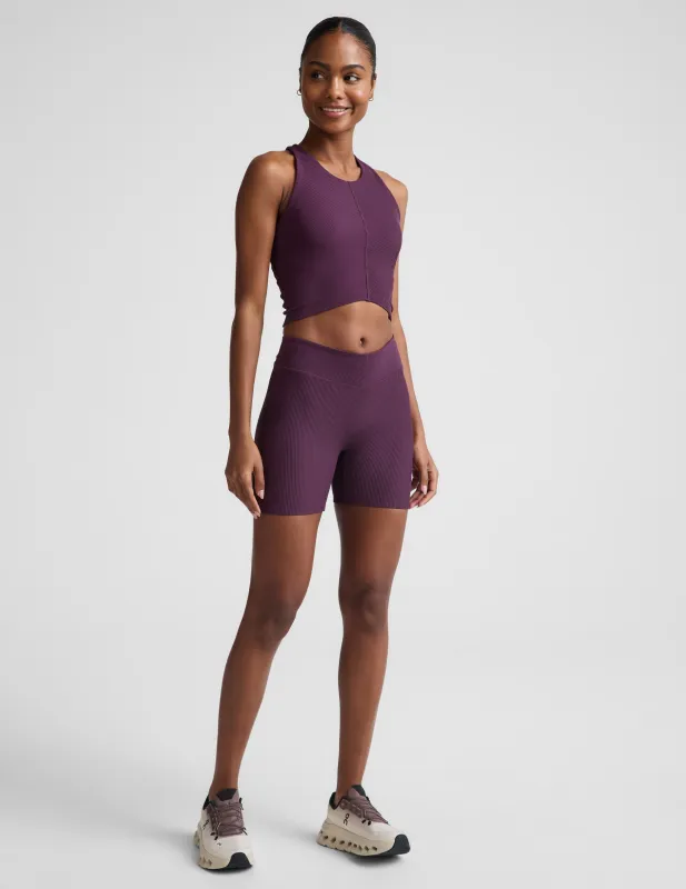 Impulse Ribbed V-Waist 5" Biker Short made by Beyond Yoga