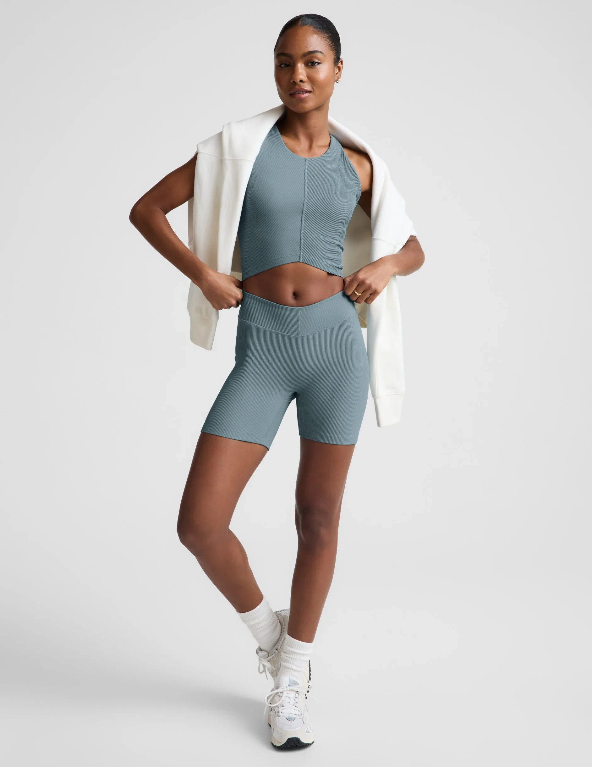 Impulse Ribbed V-Waist 5" Biker Short sold by Beyond Yoga product image thumbnail 2