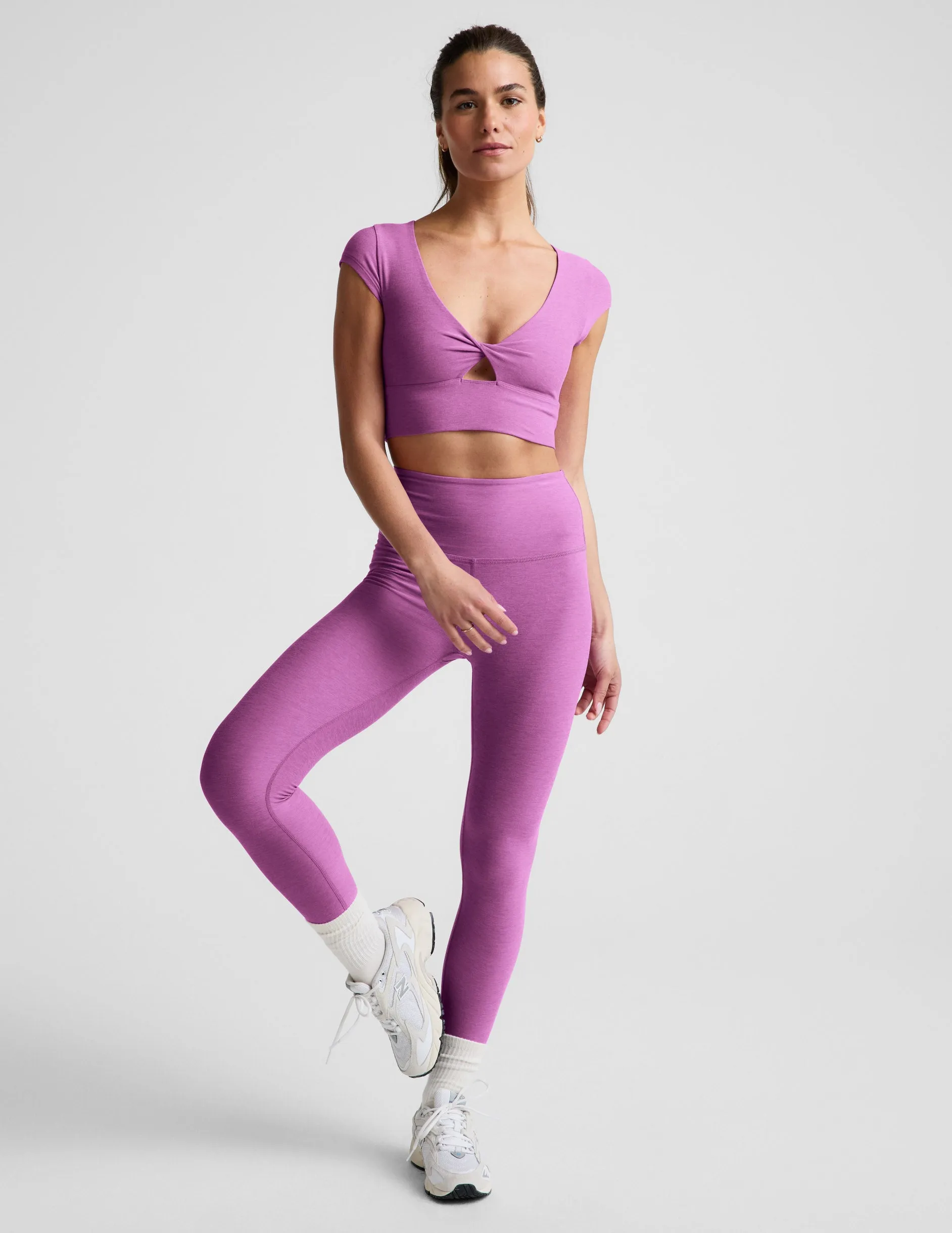 Spacedye™ Get It Twisted Cropped Tee sold by Beyond Yoga product image thumbnail 2