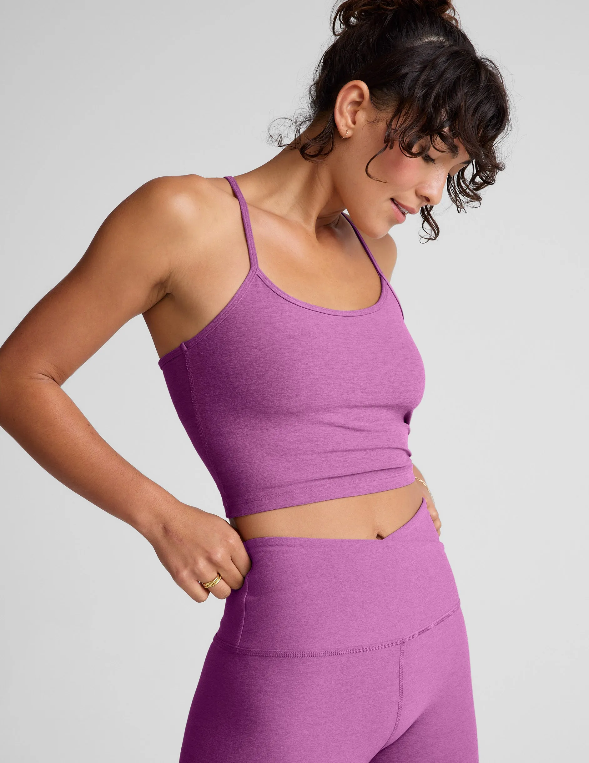 Spacedye Slim Racerback Cropped Tank sold by Beyond Yoga product image thumbnail 5
