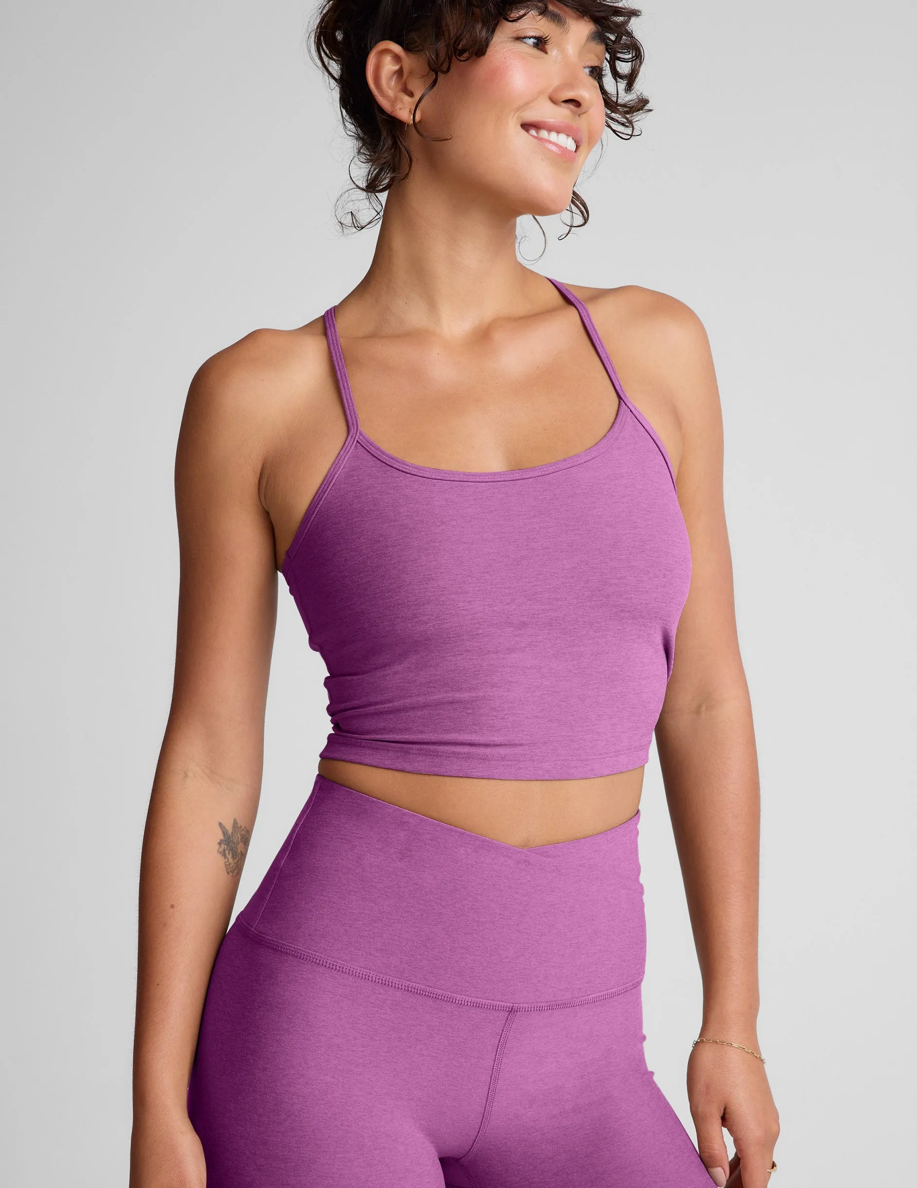 Spacedye Slim Racerback Cropped Tank sold by Beyond Yoga product image thumbnail 4