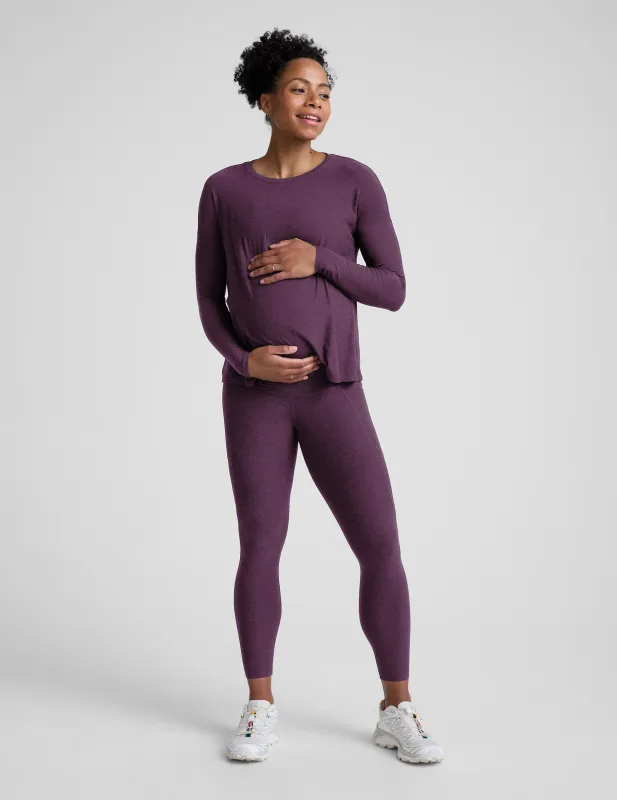 Spacedye Love the Bump Maternity Pocket Midi Legging made by Beyond Yoga
