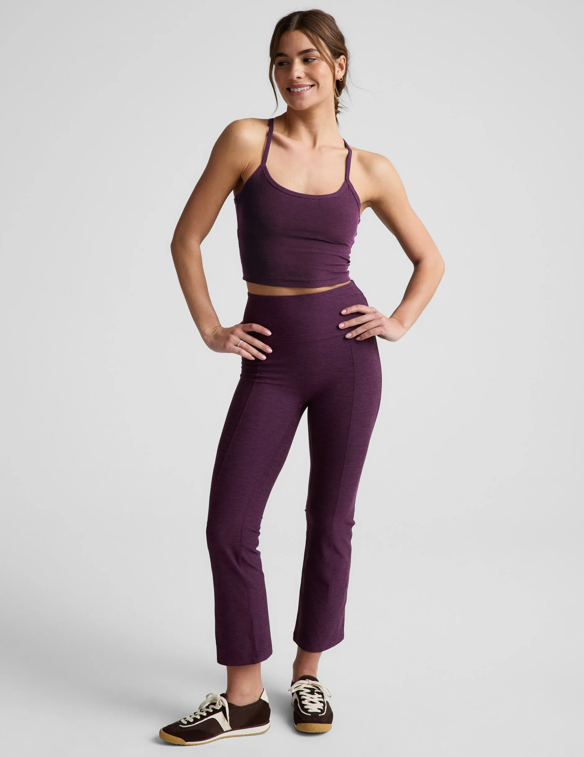 Spacedye™ Pintuck Kick Flare High Waisted Pant sold by Beyond Yoga
