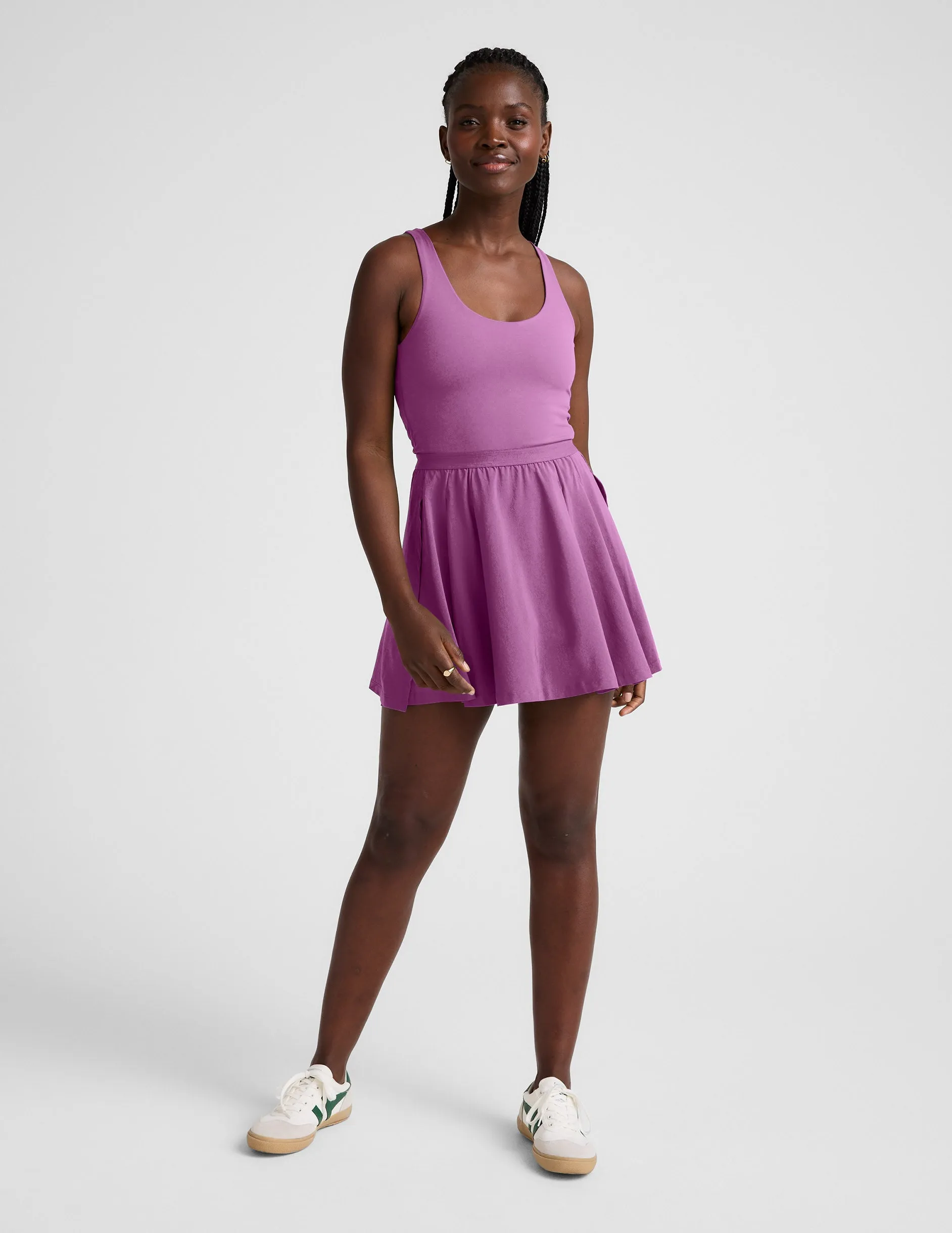 Score Pleated Dress sold by Beyond Yoga