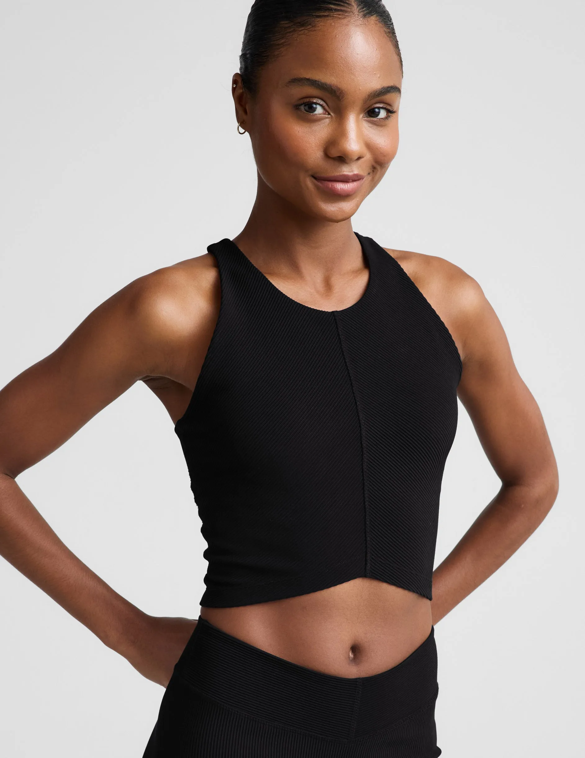 Impulse Ribbed High Neck Tank sold by Beyond Yoga