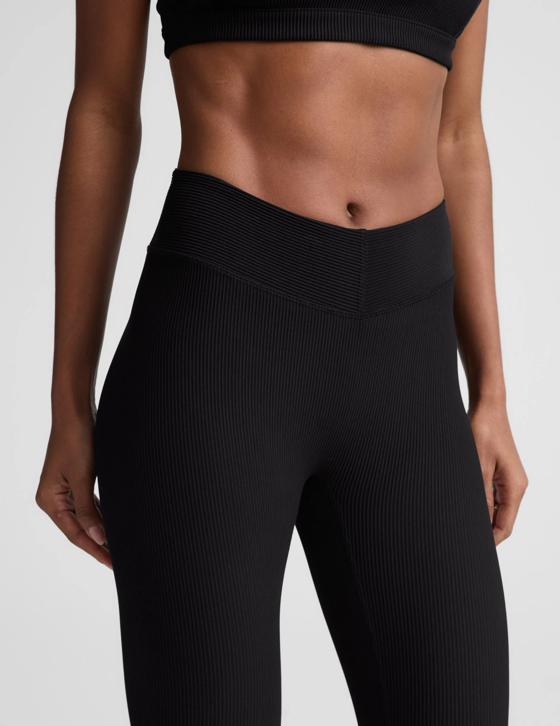 Impulse Ribbed V-Waist Pedal Pusher Legging sold by Beyond Yoga product image thumbnail 2