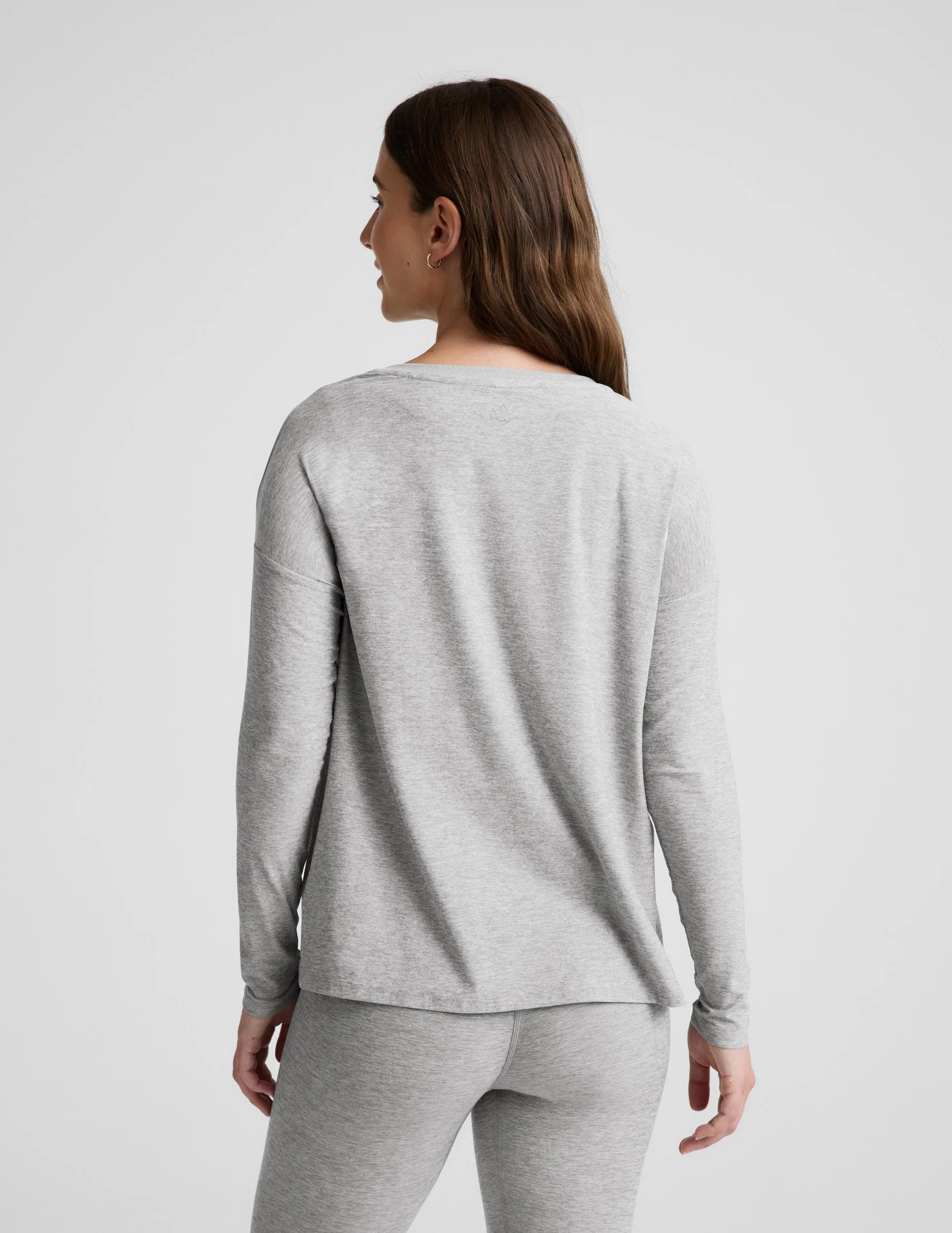 Featherweight Feels Like Home Long Sleeve Maternity Top sold by Beyond Yoga product image thumbnail 3
