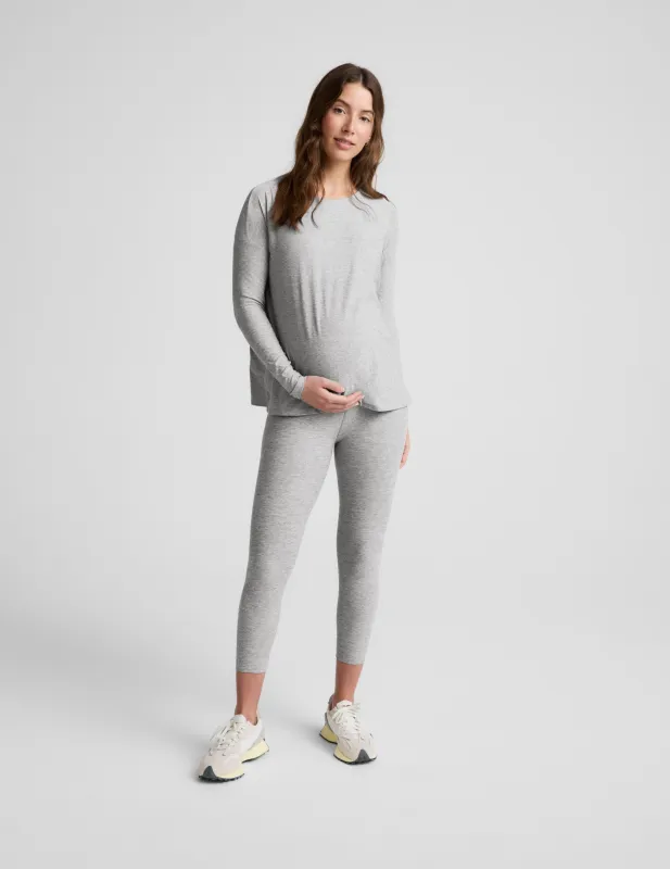 Featherweight Feels Like Home Long Sleeve Maternity Top made by Beyond Yoga