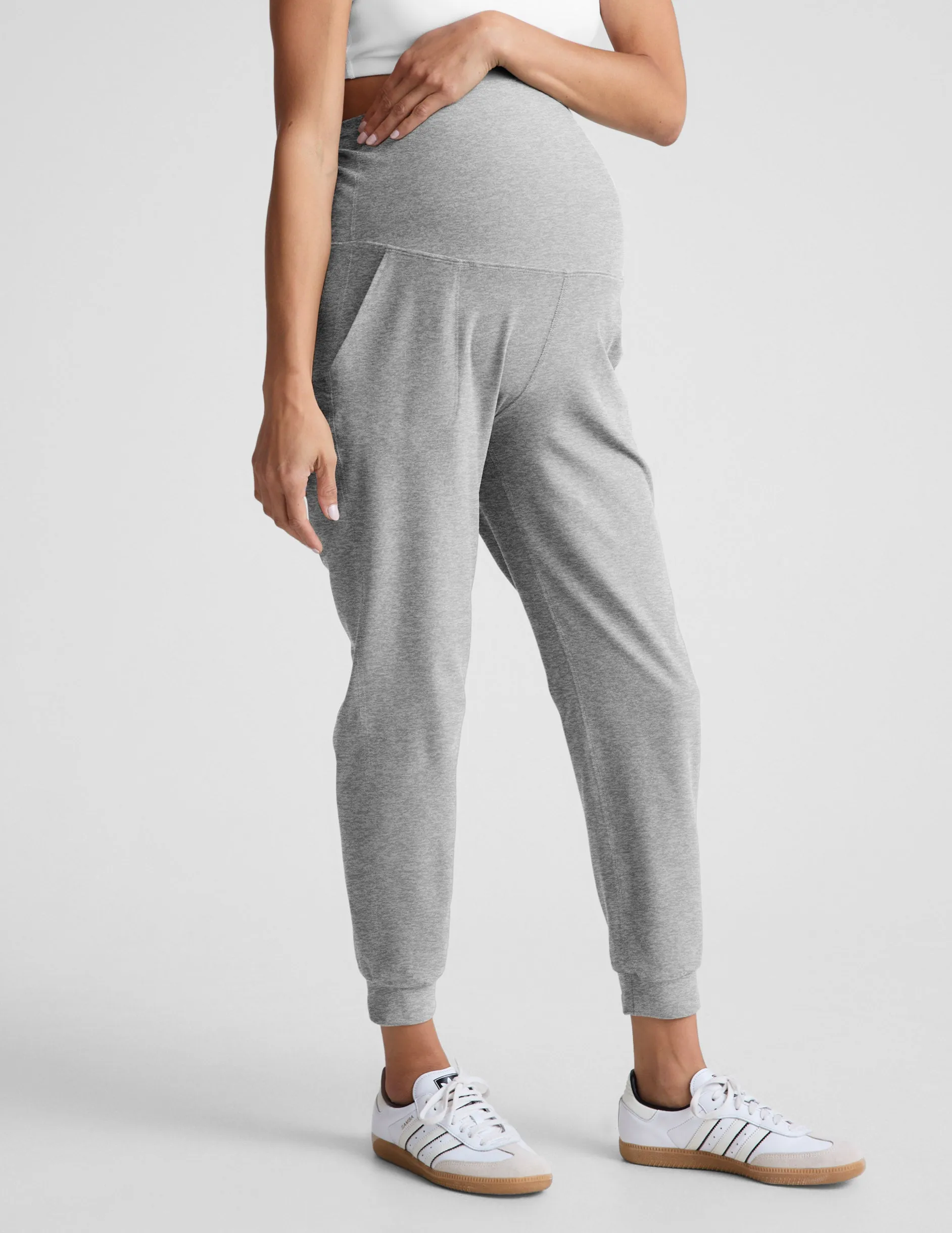 Spacedye™ Beyond the Bump Maternity Midi Jogger sold by Beyond Yoga product image thumbnail 2