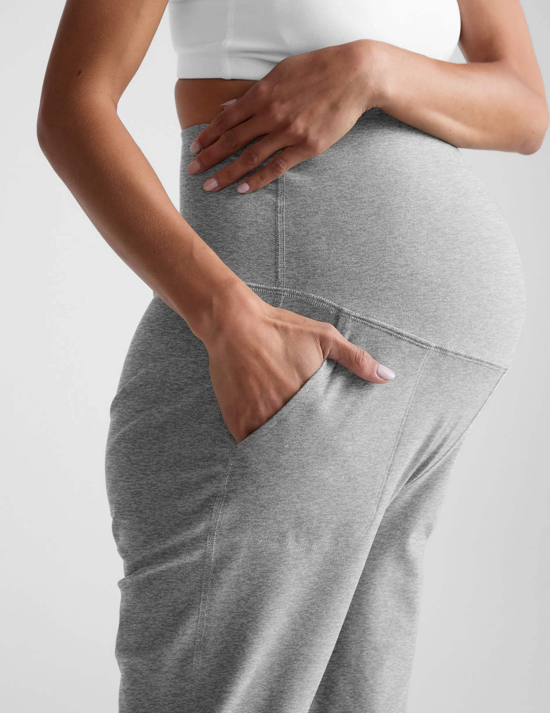 Spacedye™ Beyond the Bump Maternity Midi Jogger sold by Beyond Yoga product image thumbnail 3