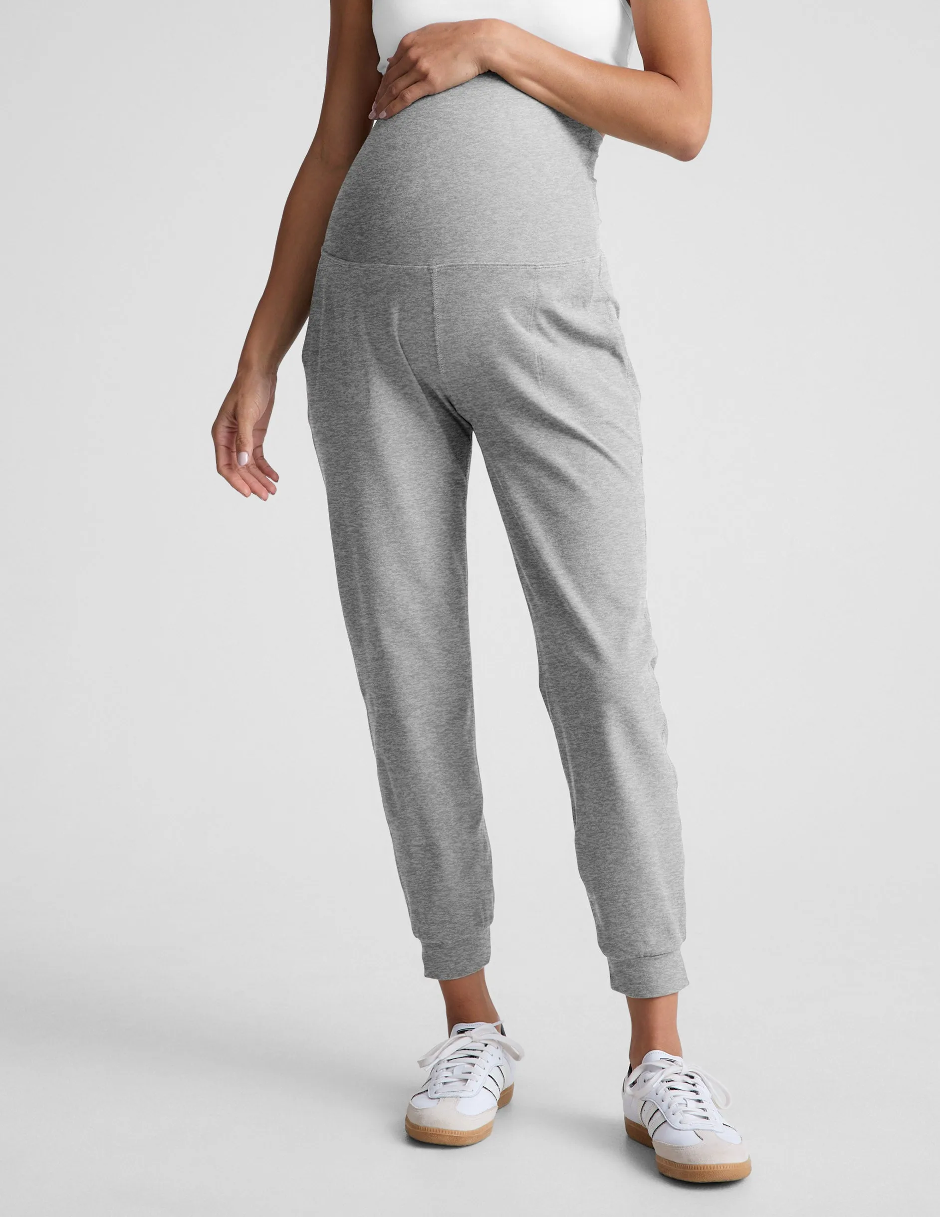 Spacedye™ Beyond the Bump Maternity Midi Jogger sold by Beyond Yoga