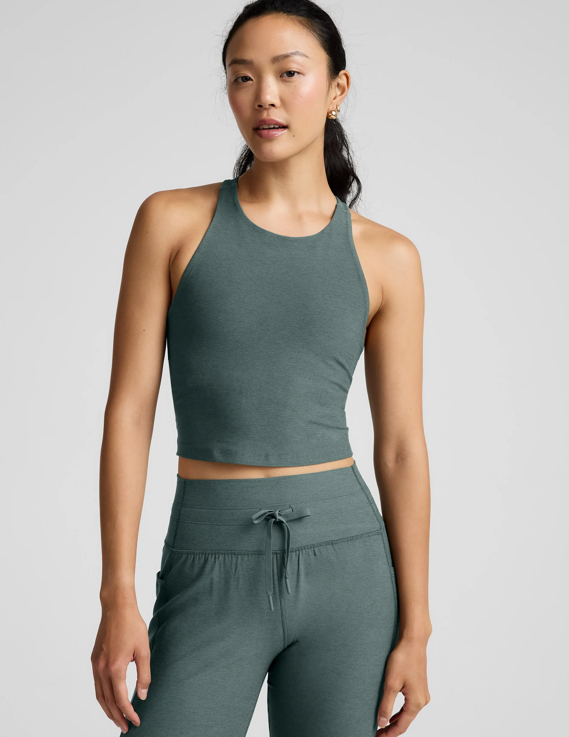 Spacedye™ Refocus Cropped Tank sold by Beyond Yoga