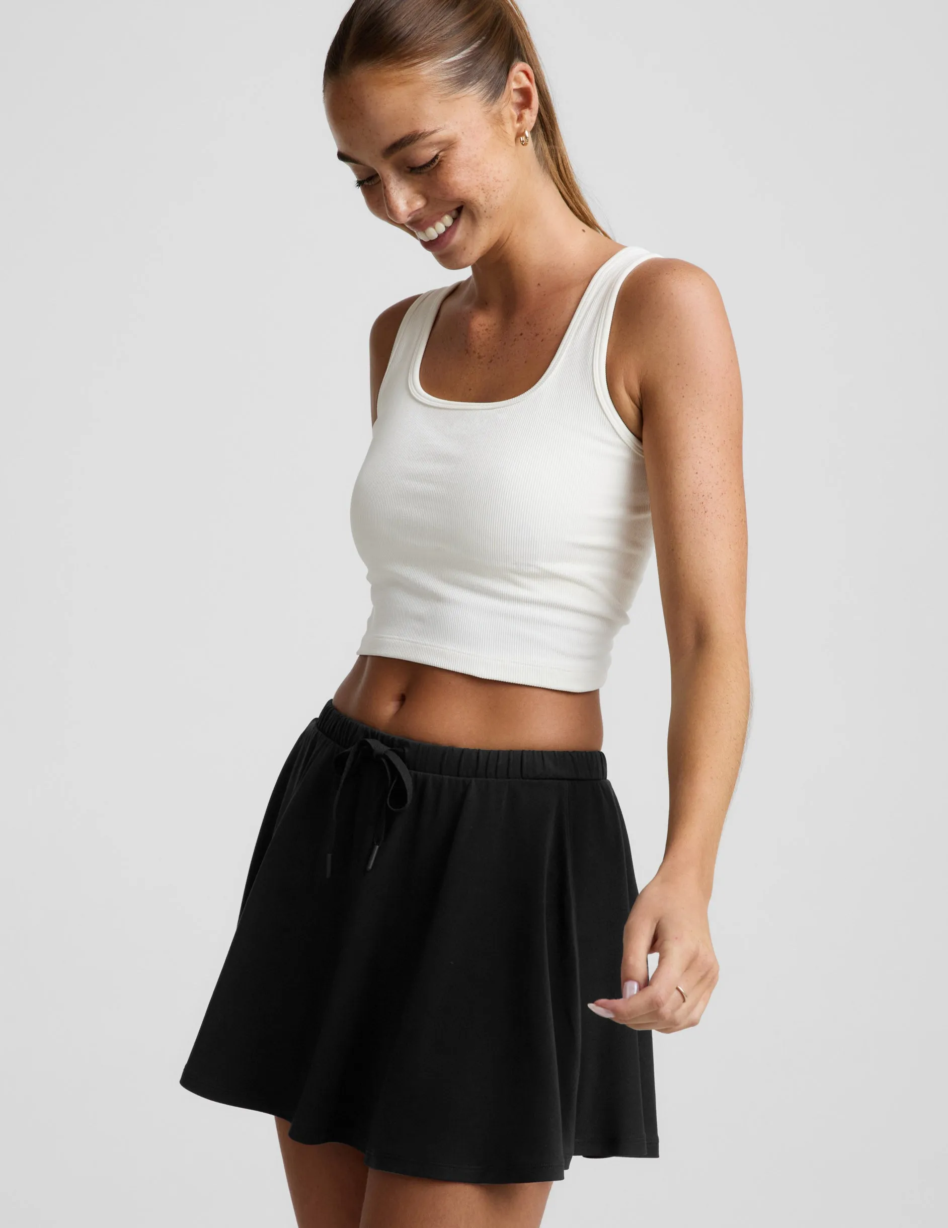 Sport Active Drawcord Mini Skirt sold by Beyond Yoga product image thumbnail 3