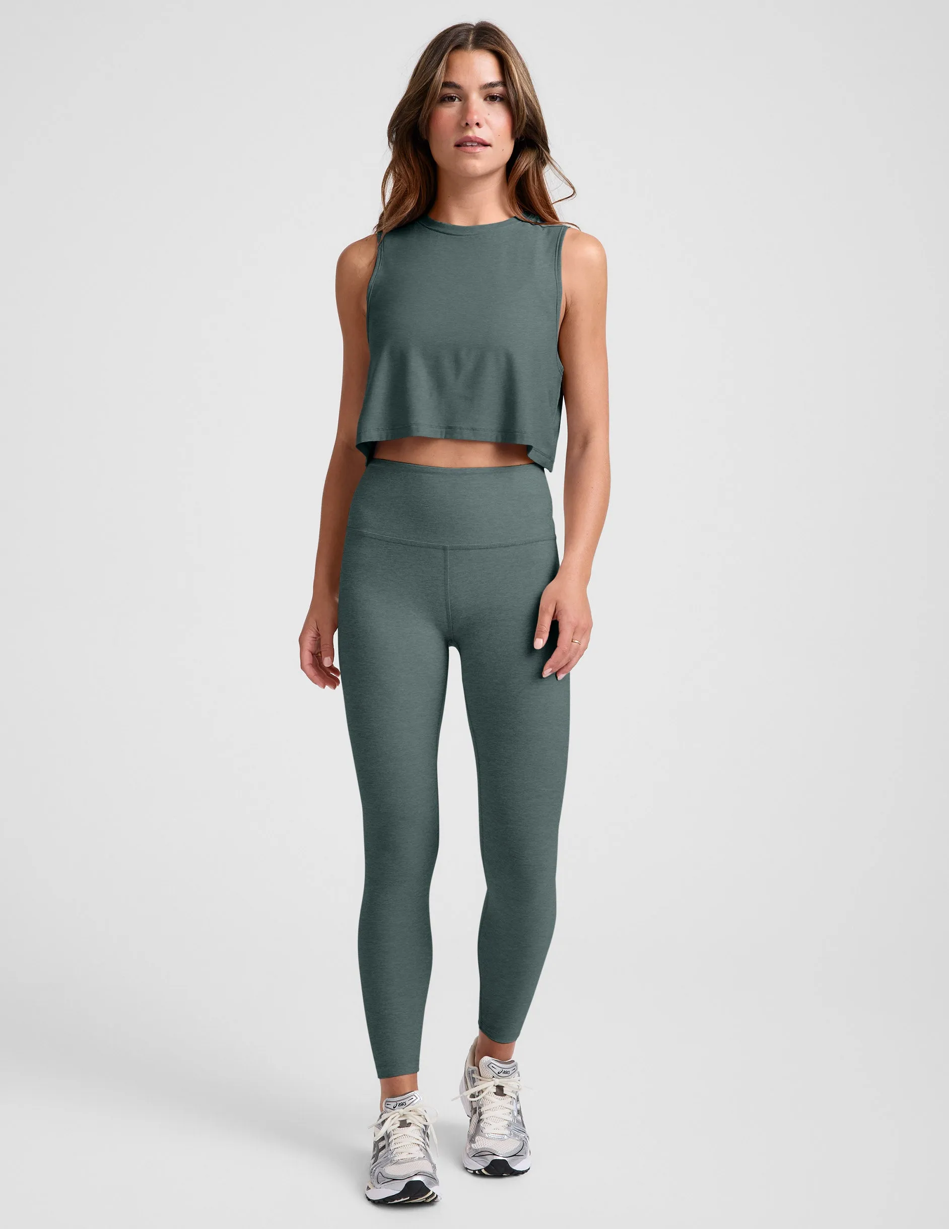 Featherweight Minimal Cropped Tank sold by Beyond Yoga product image thumbnail 3