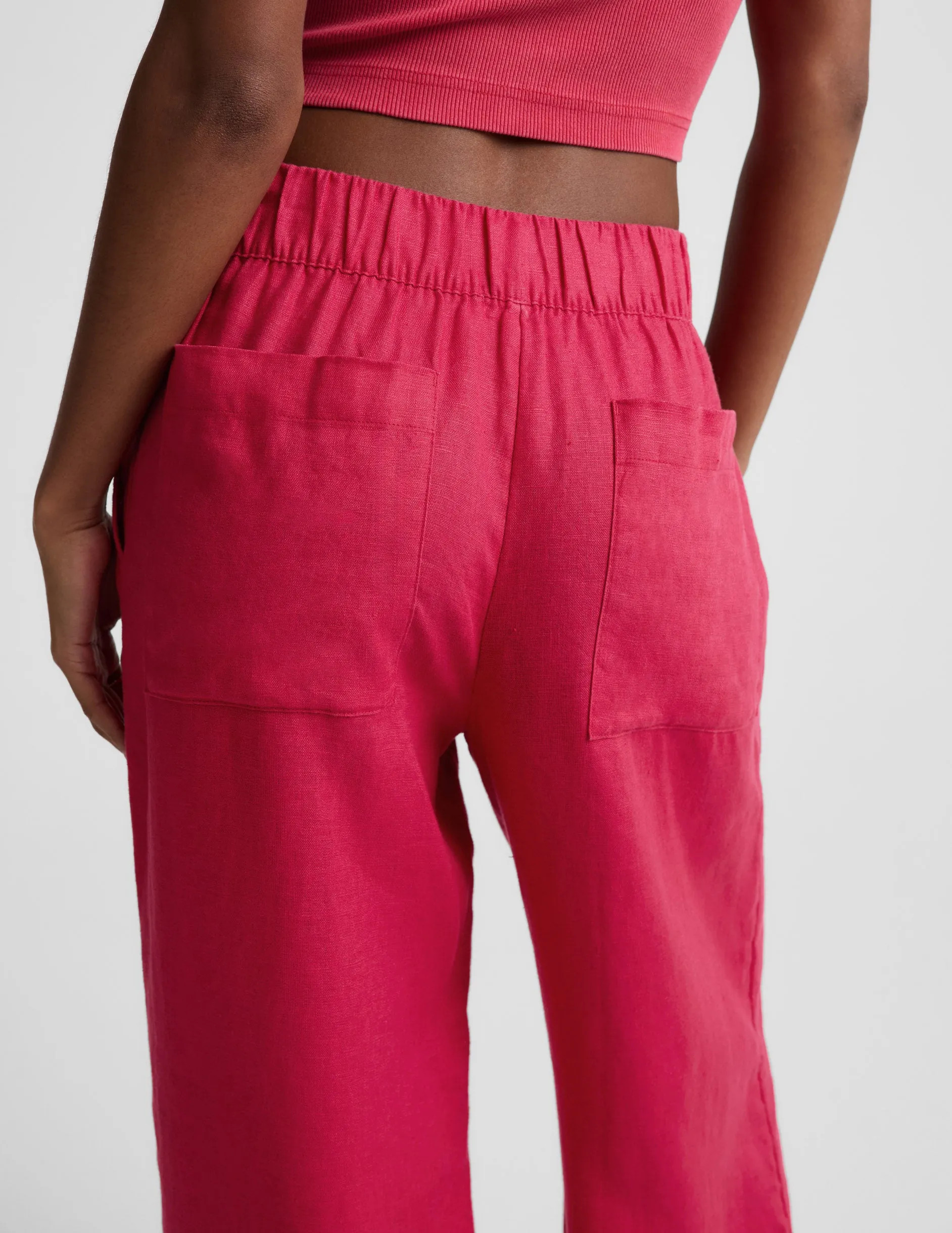 SoftWash Linen Easy Wide Leg Pant 31" sold by Beyond Yoga product image thumbnail 5