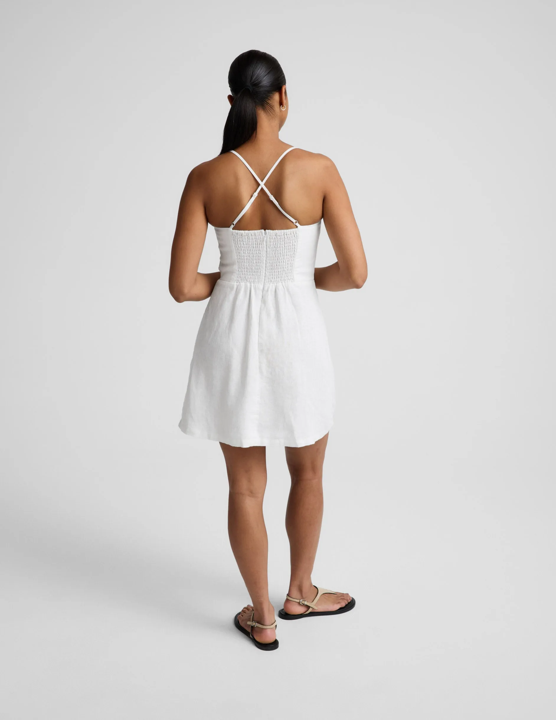 SoftWash Linen Seaside Mini Dress sold by Beyond Yoga product image thumbnail 4