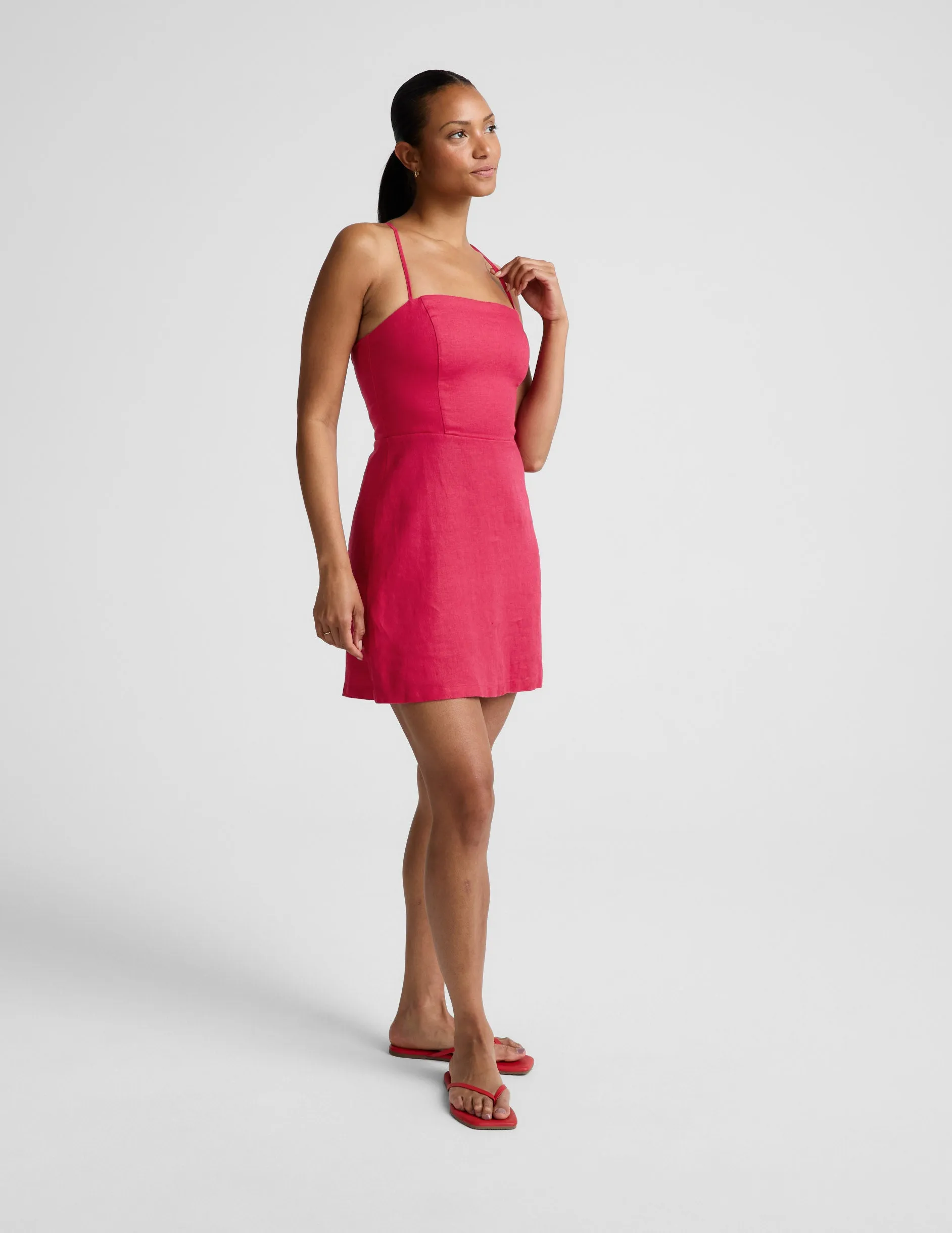 SoftWash Linen Seaside Mini Dress sold by Beyond Yoga product image thumbnail 5