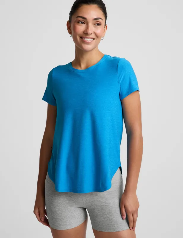 Featherweight On The Down Low Tee made by Beyond Yoga