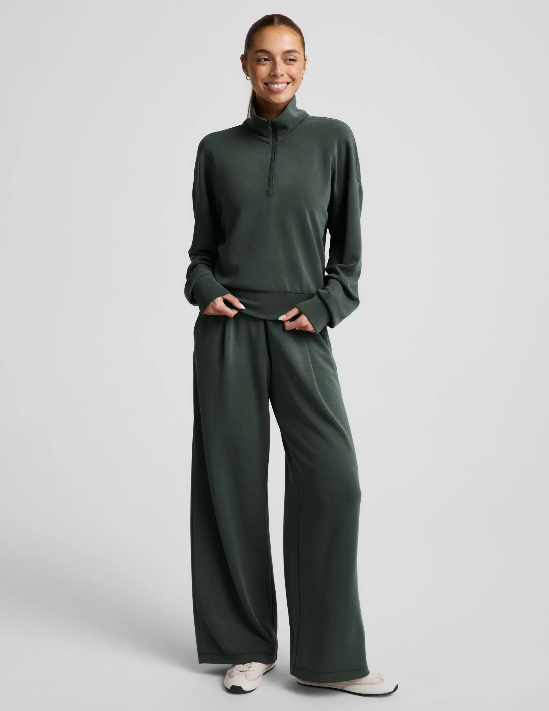 Luxe Sandwash Half Zip Pullover sold by Beyond Yoga product image thumbnail 4
