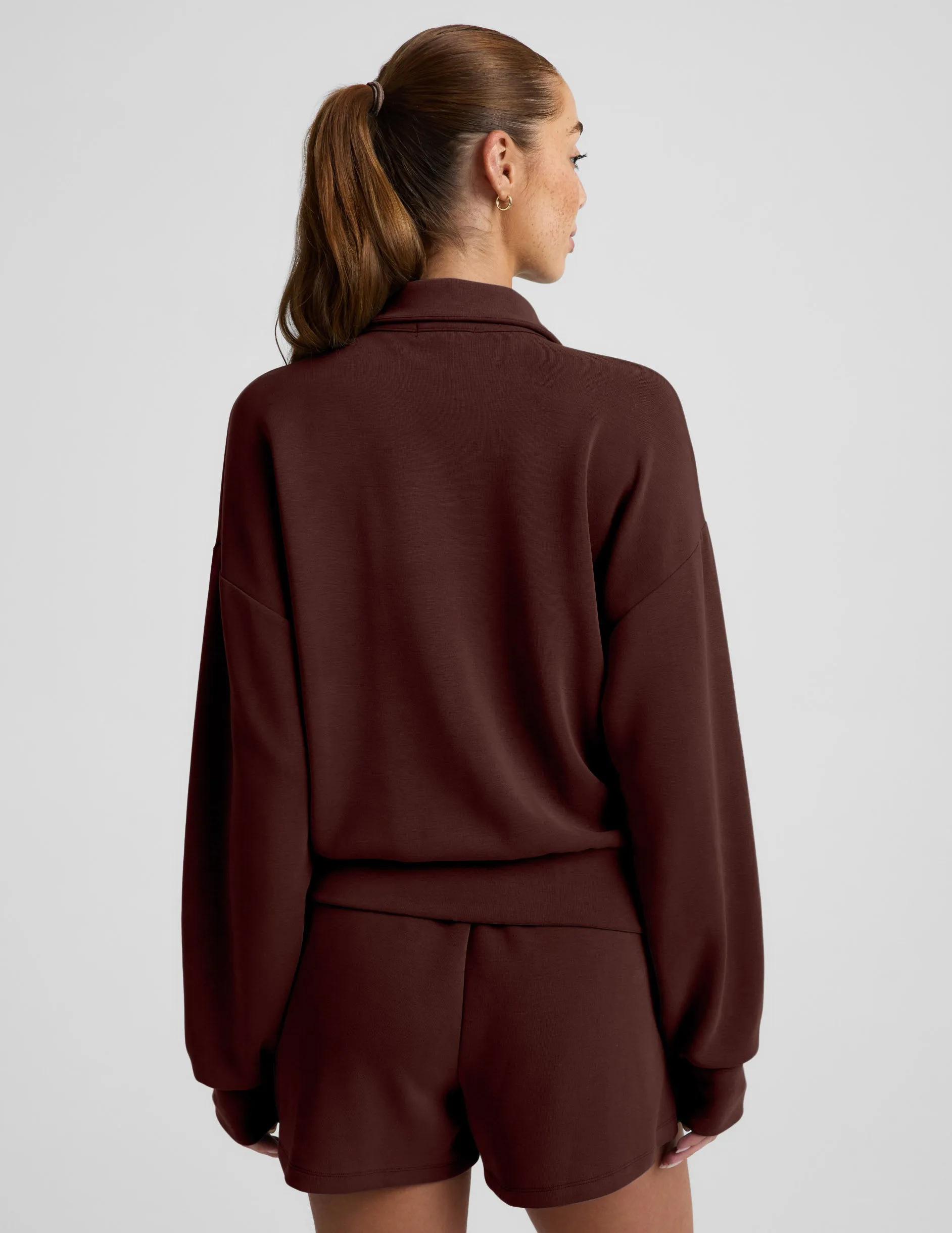 Luxe Sandwash Half Zip Pullover sold by Beyond Yoga product image thumbnail 2