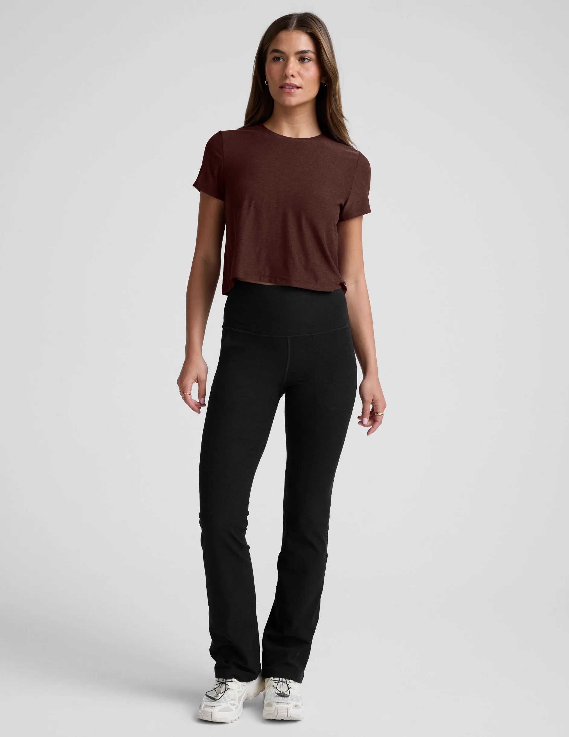Featherweight Supreme Cropped Tee sold by Beyond Yoga product image thumbnail 3