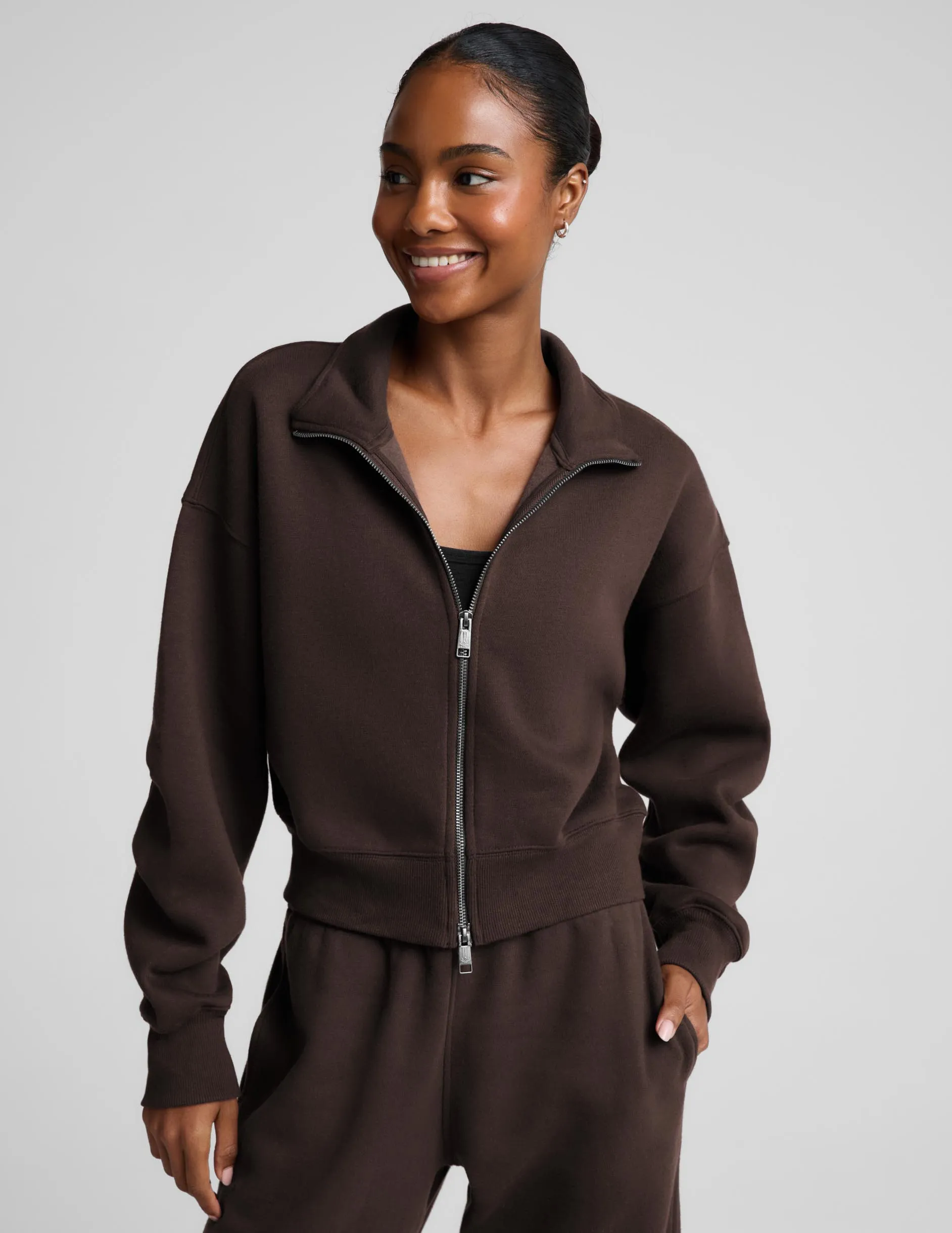 Heavyweight LuxeFleece 2.0™ Double Zip Jacket sold by Beyond Yoga product image thumbnail 3
