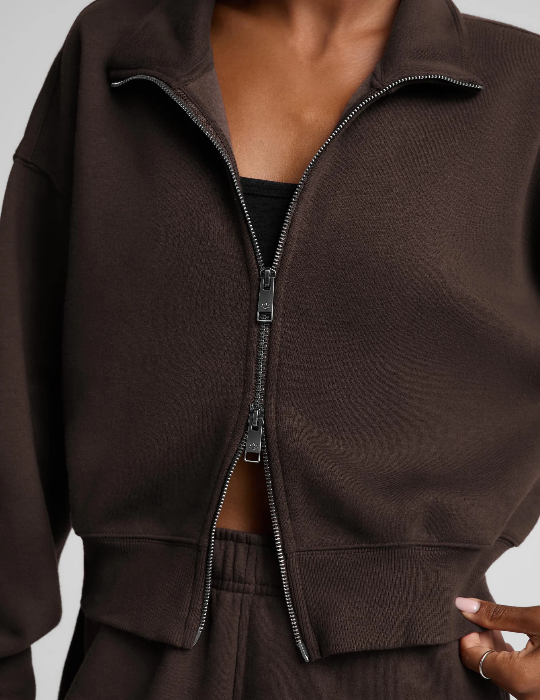 Heavyweight LuxeFleece 2.0™ Double Zip Jacket sold by Beyond Yoga product image thumbnail 5