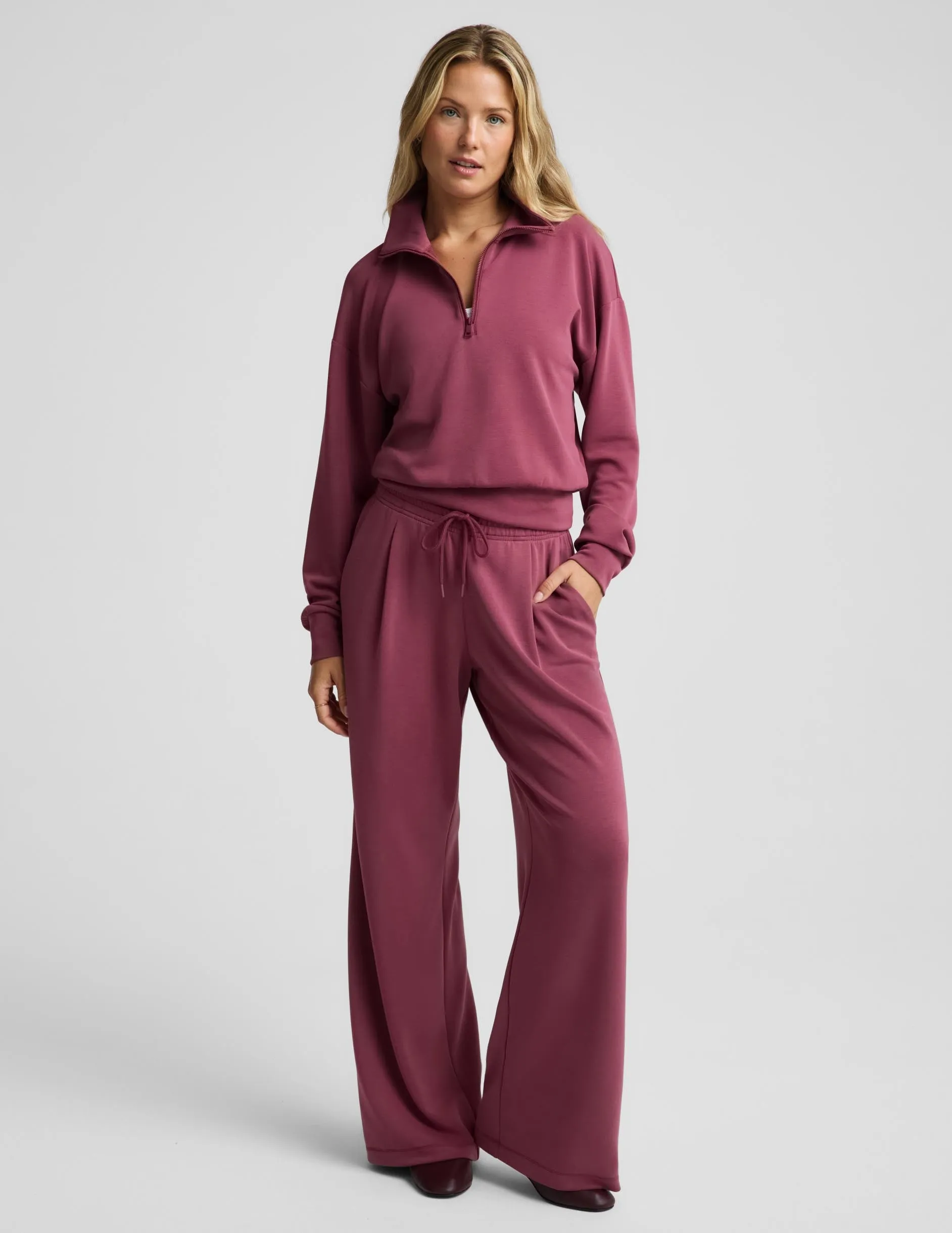 Luxe Sandwash Half Zip Pullover sold by Beyond Yoga product image thumbnail 3