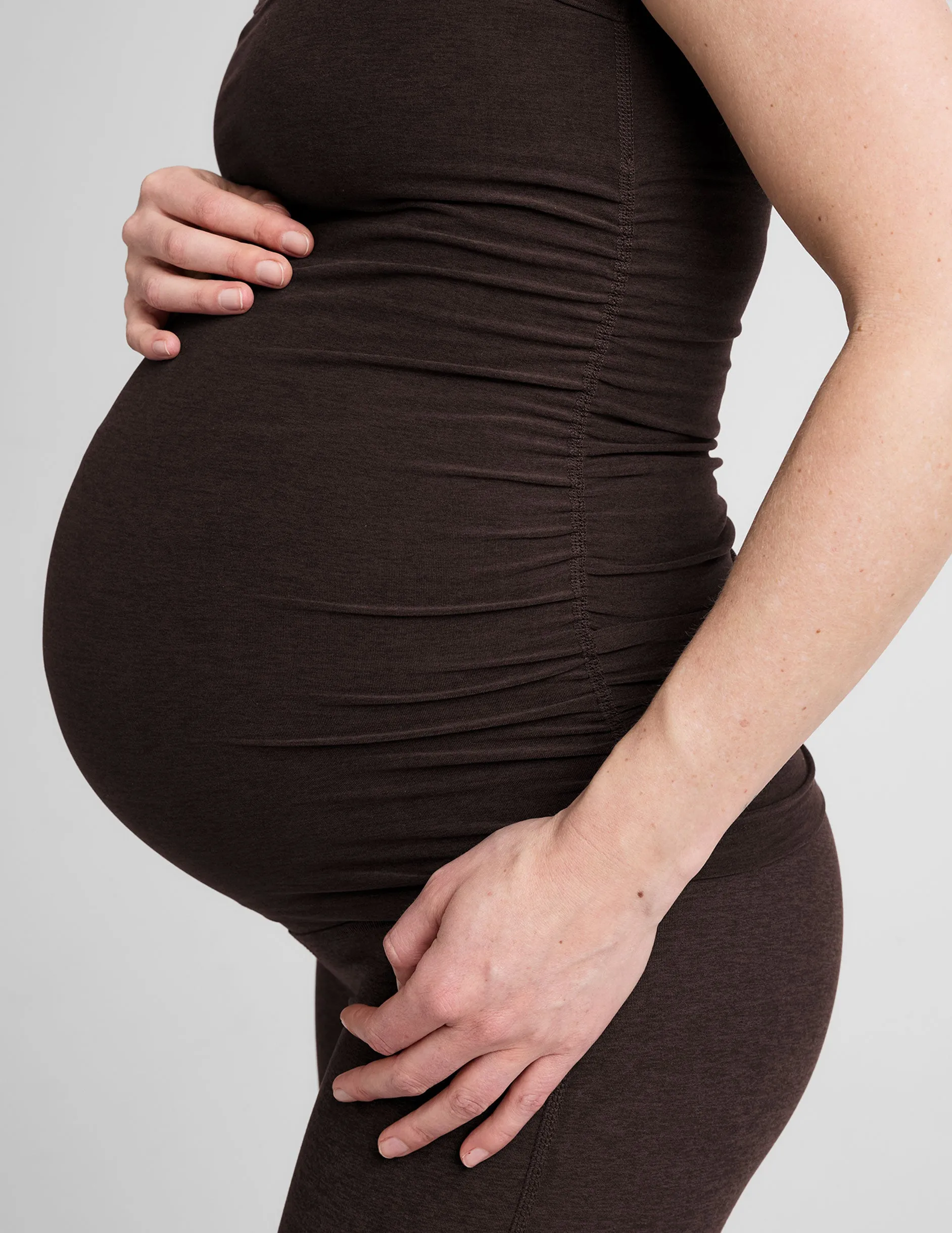 Spacedye™ Keep Your Cool Maternity Slim Racerback Tank sold by Beyond Yoga product image thumbnail 4