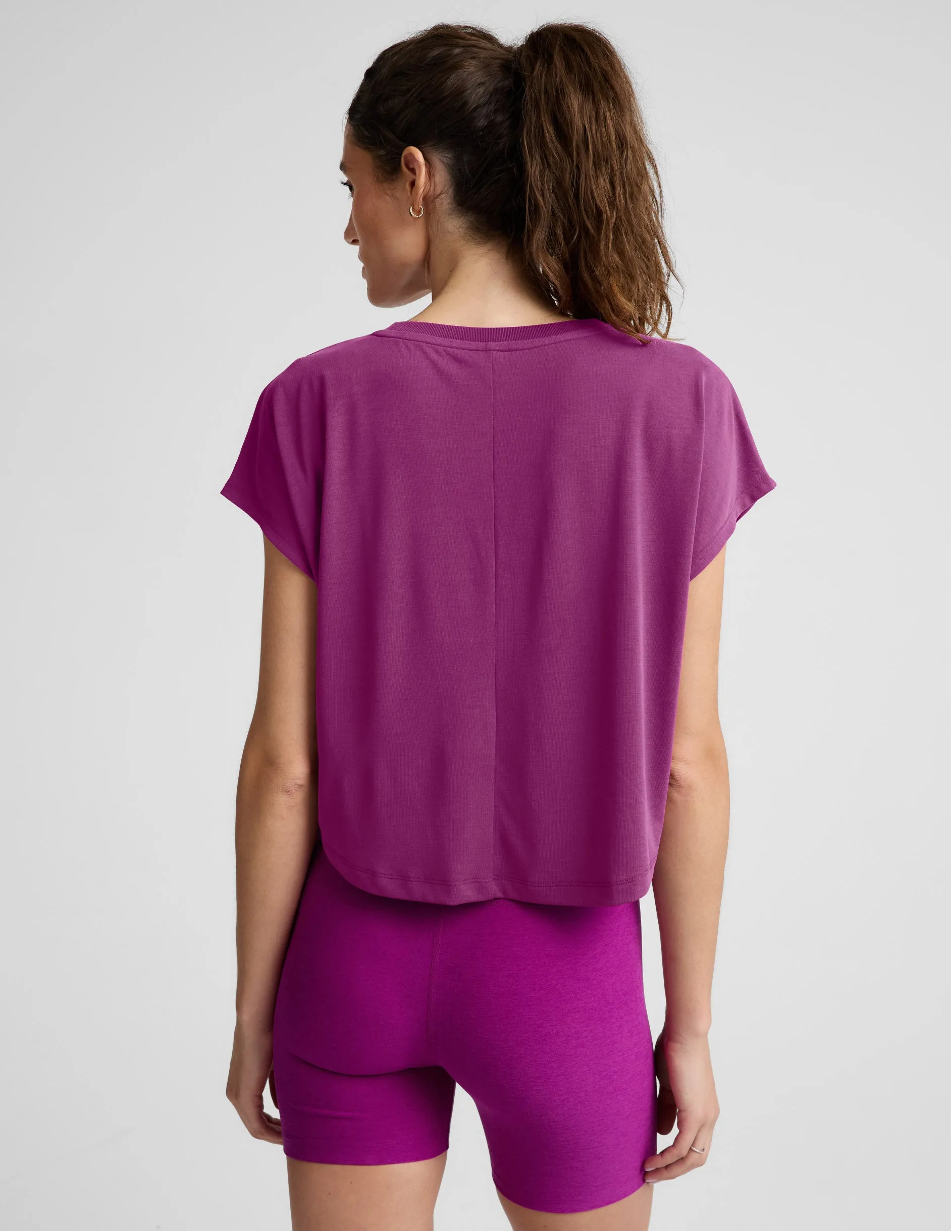 Studio Luxe Cropped Tee sold by Beyond Yoga product image thumbnail 2