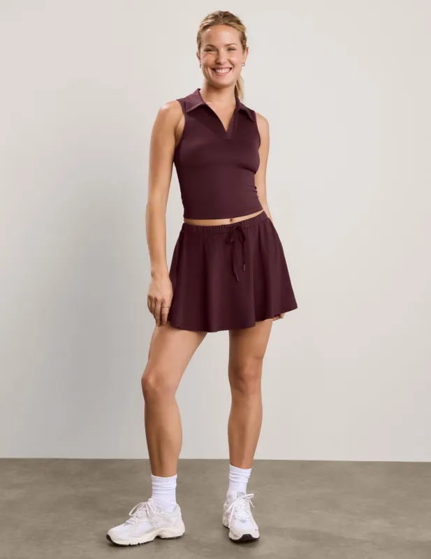 Sport Active Drawcord Mini Skirt made by Beyond Yoga