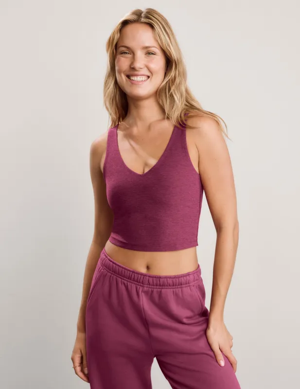 Spacedye™ Good Day Cropped Tank made by Beyond Yoga