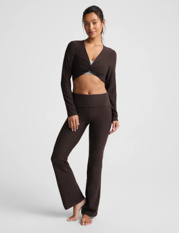 Spacedye™ Foldover Bootcut Pant made by Beyond Yoga