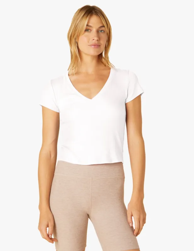Take The Plunge V-Neck Tee sold by Beyond Yoga