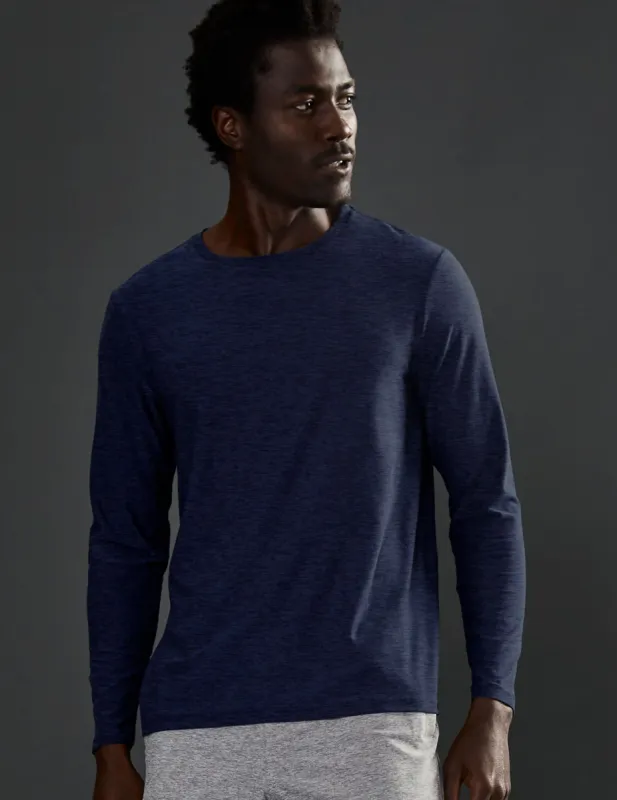 Featherweight Always Beyond Men's Long Sleeve Crew sold by Beyond Yoga