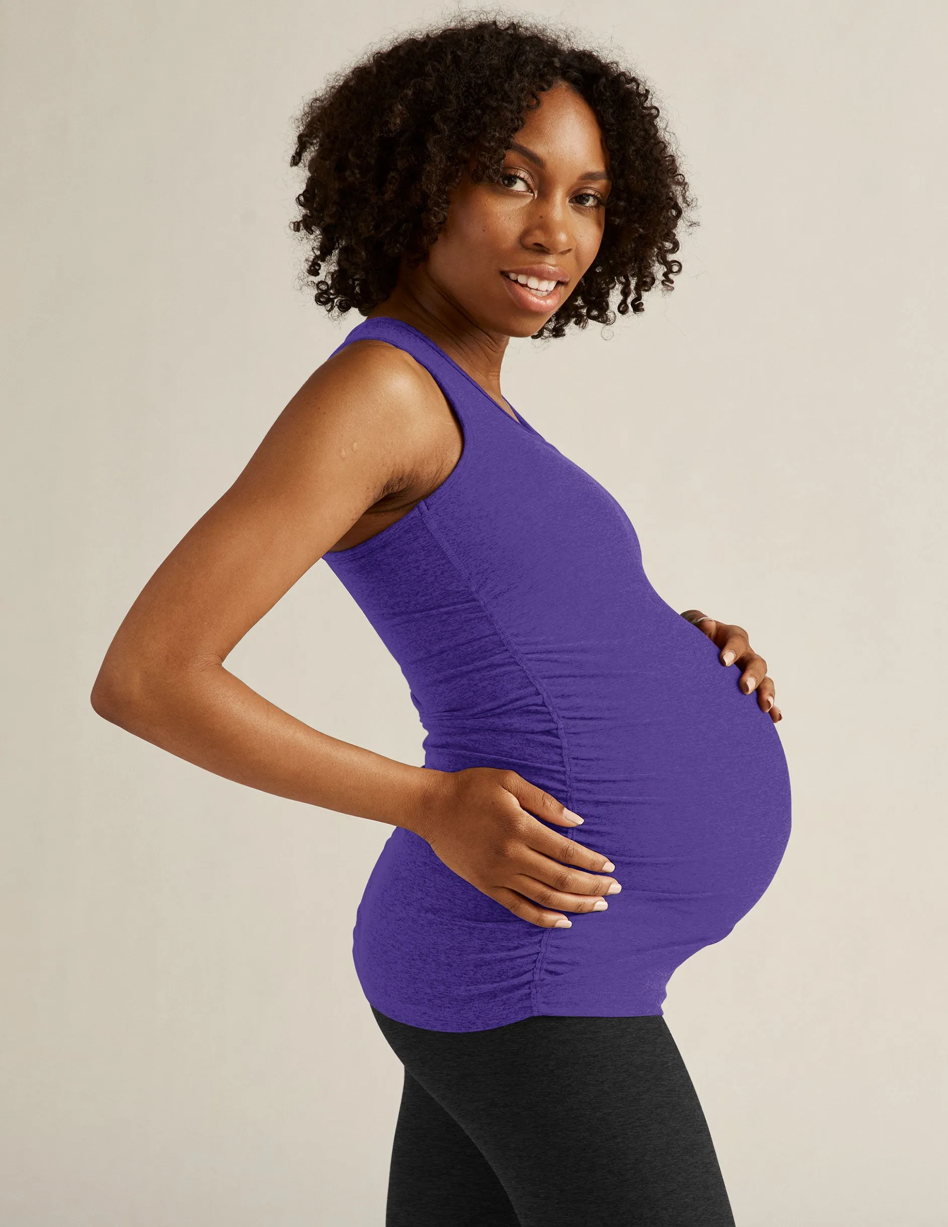 Spacedye Bases Covered Maternity Tank sold by Beyond Yoga