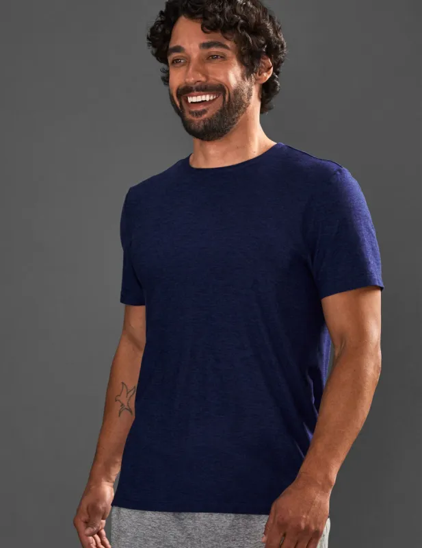 Featherweight Always Beyond Men's Crew Tee sold by Beyond Yoga