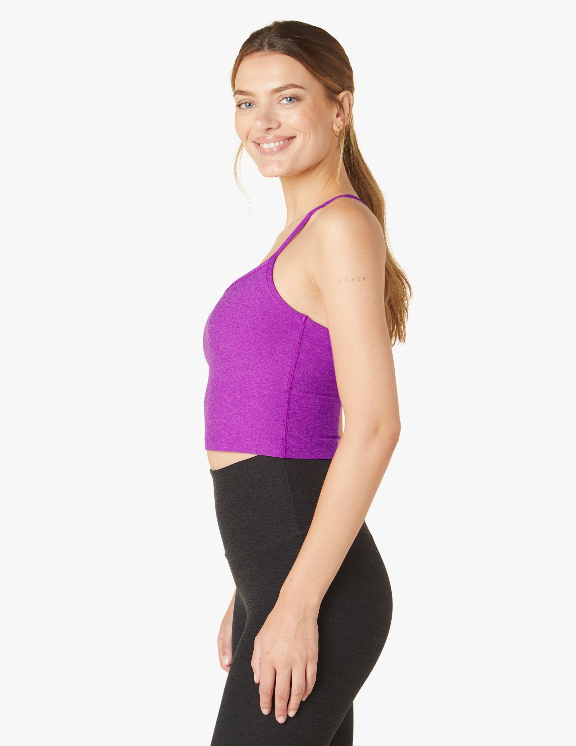 Spacedye Slim Racerback Cropped Tank sold by Beyond Yoga product image thumbnail 3