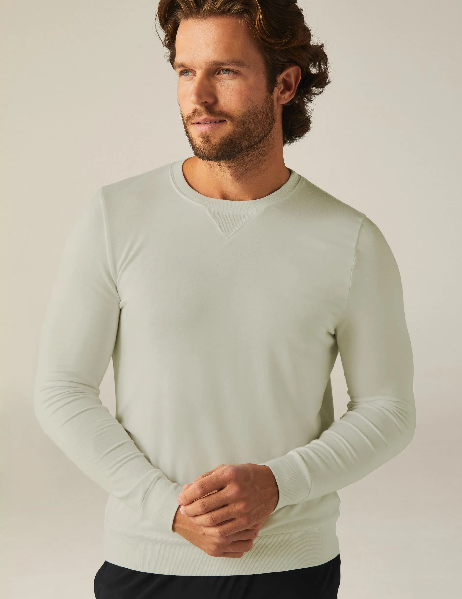 Always Beyond Men's Crew Pullover sold by Beyond Yoga