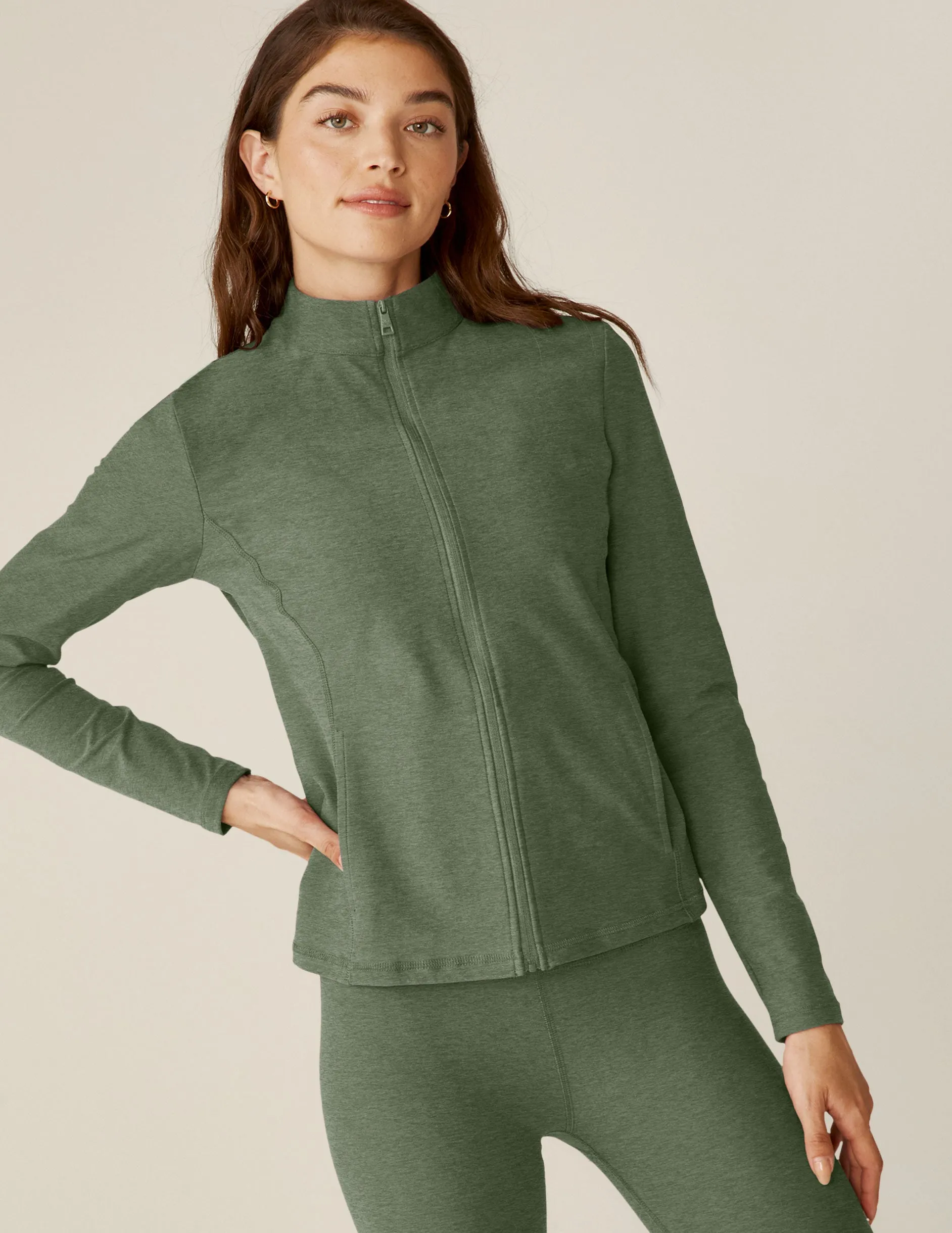 Spacedye On The Go Mock Neck Jacket sold by Beyond Yoga product image thumbnail 3