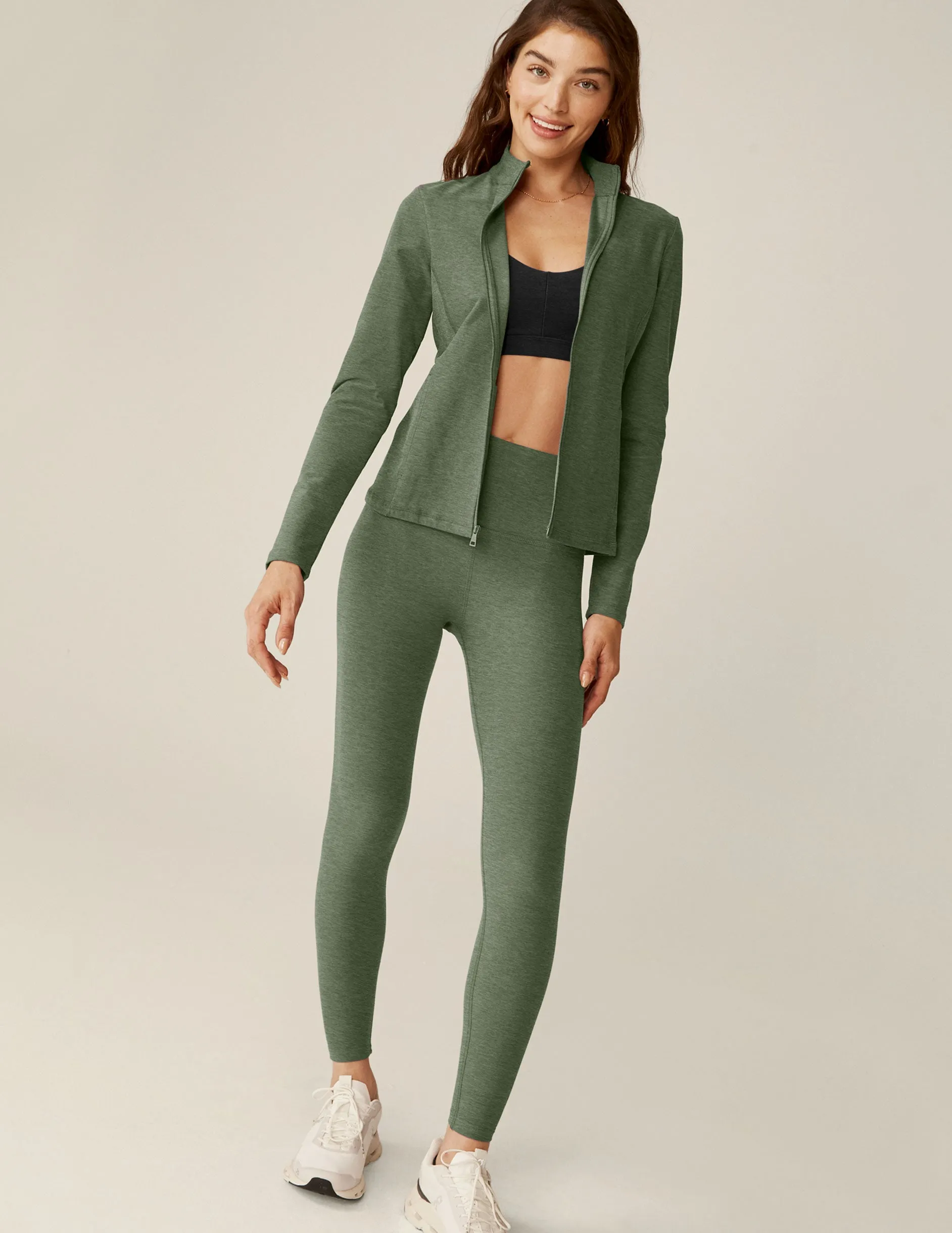 Spacedye On The Go Mock Neck Jacket sold by Beyond Yoga product image thumbnail 4