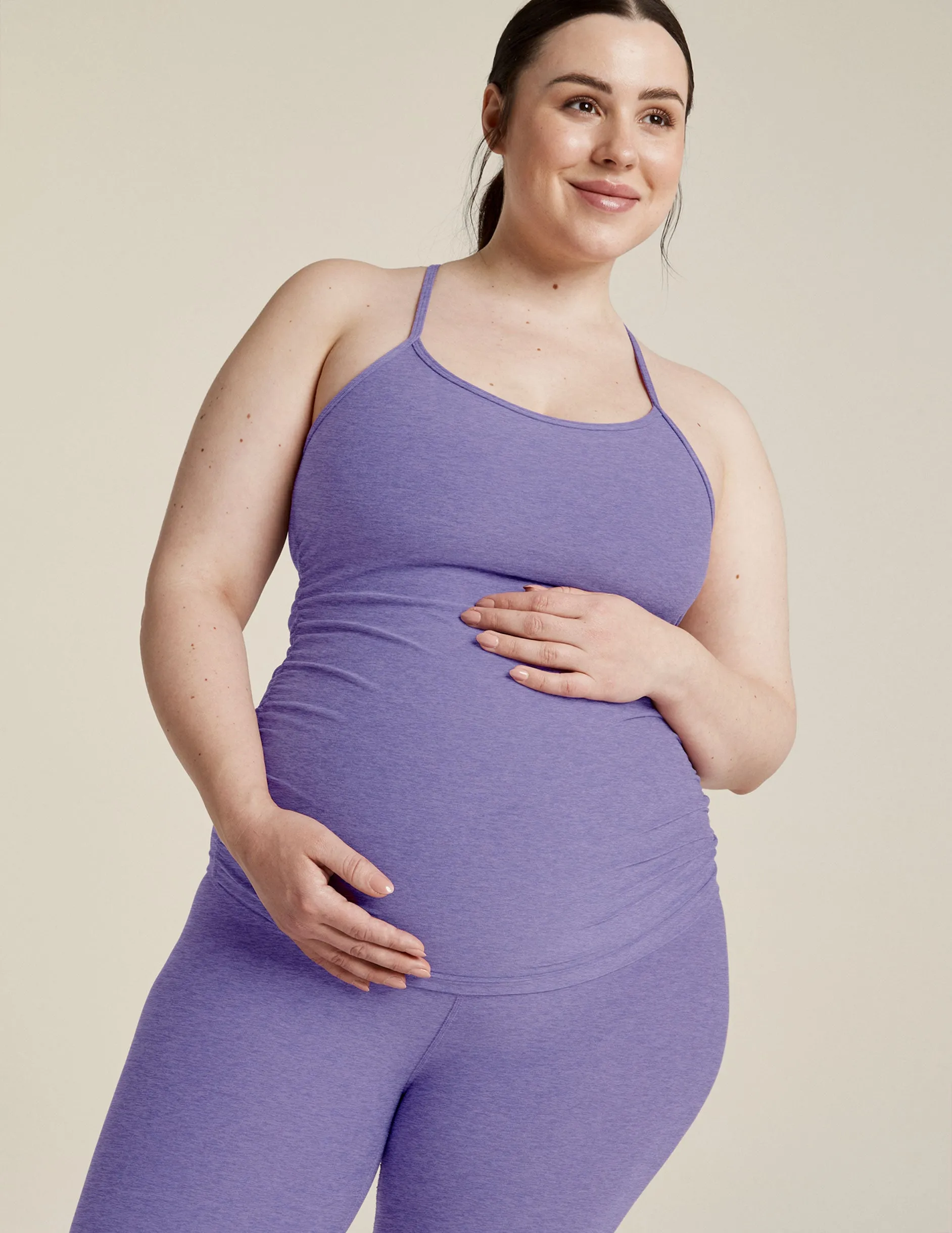 Spacedye Keep Your Cool Maternity Slim Racerback Tank sold by Beyond Yoga product image thumbnail 2