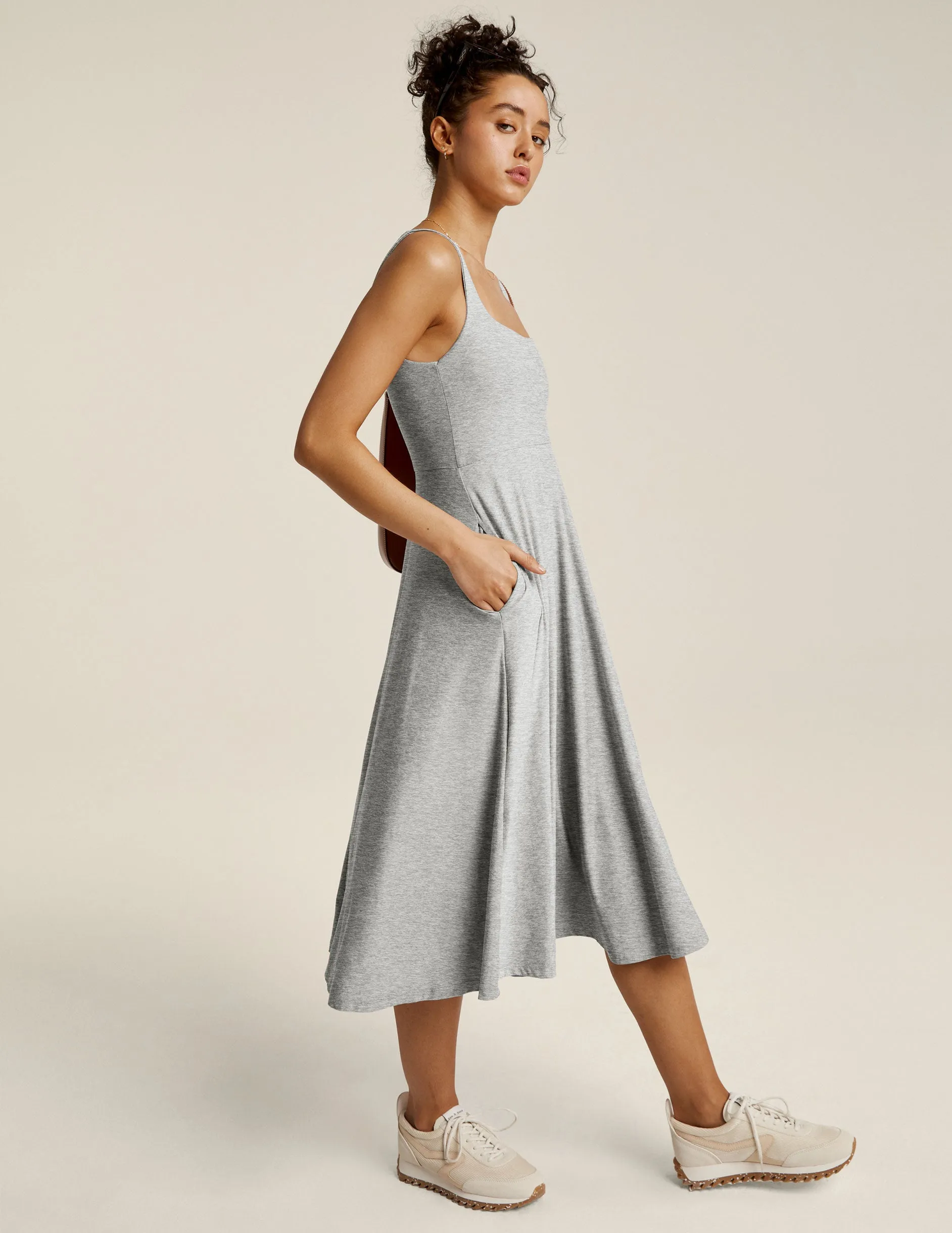 Featherweight At The Ready Square Neck Dress sold by Beyond Yoga product image thumbnail 3