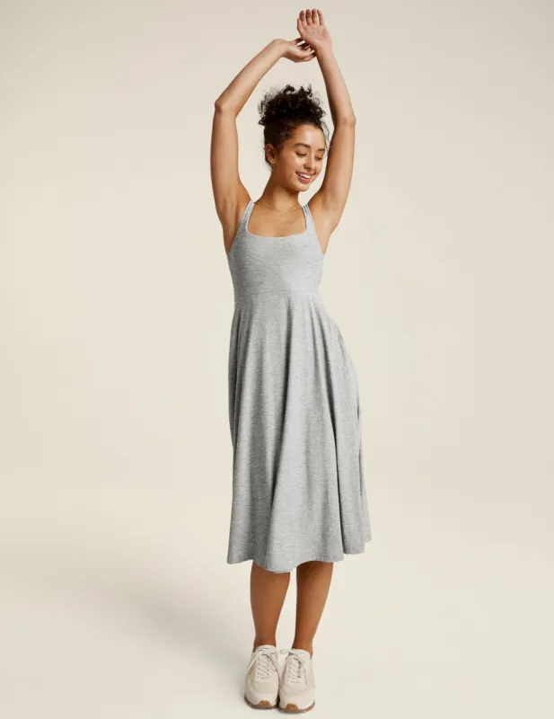 Featherweight At The Ready Square Neck Dress sold by Beyond Yoga