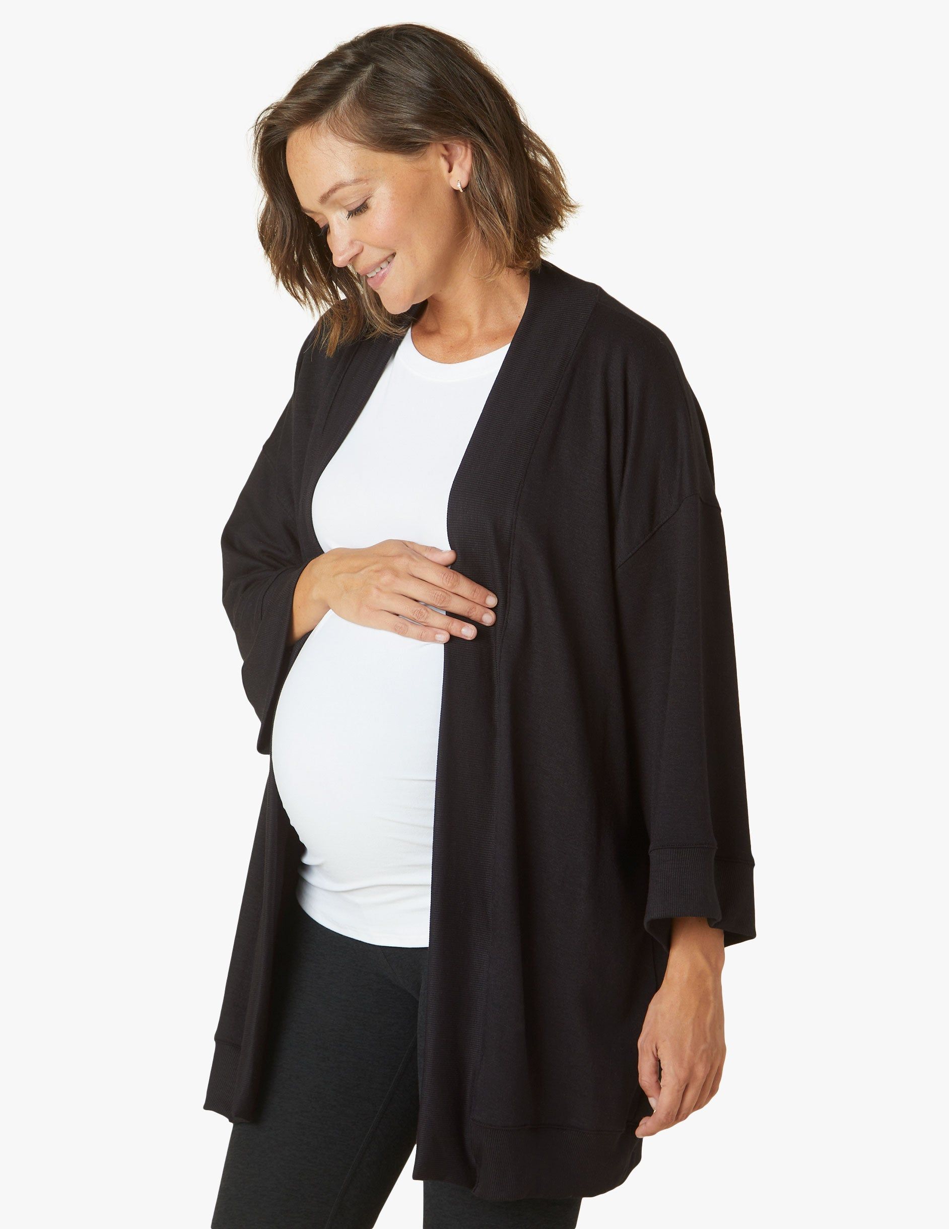 Open Mind Maternity Cardigan sold by Beyond Yoga