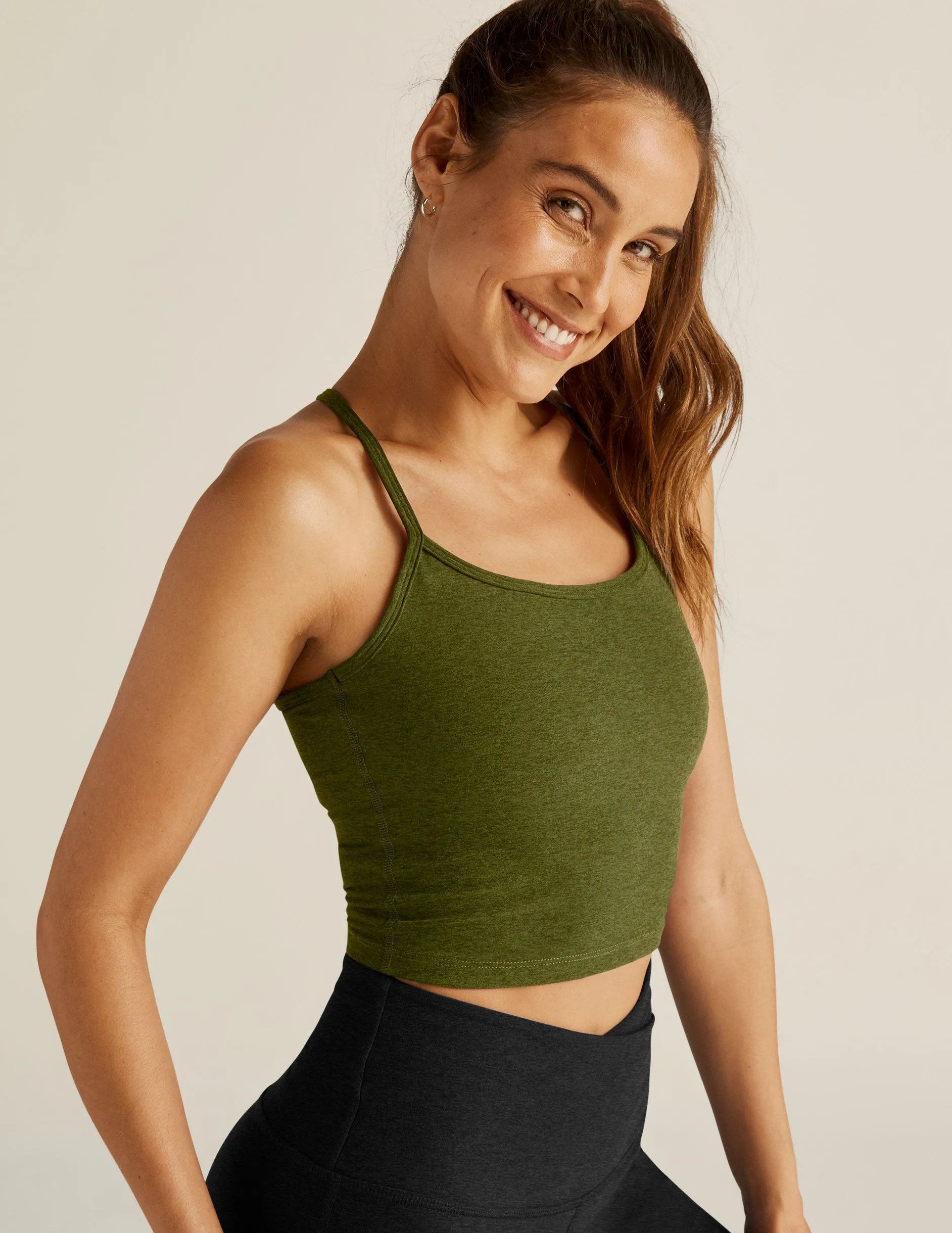 Spacedye Slim Racerback Cropped Tank sold by Beyond Yoga product image thumbnail 2