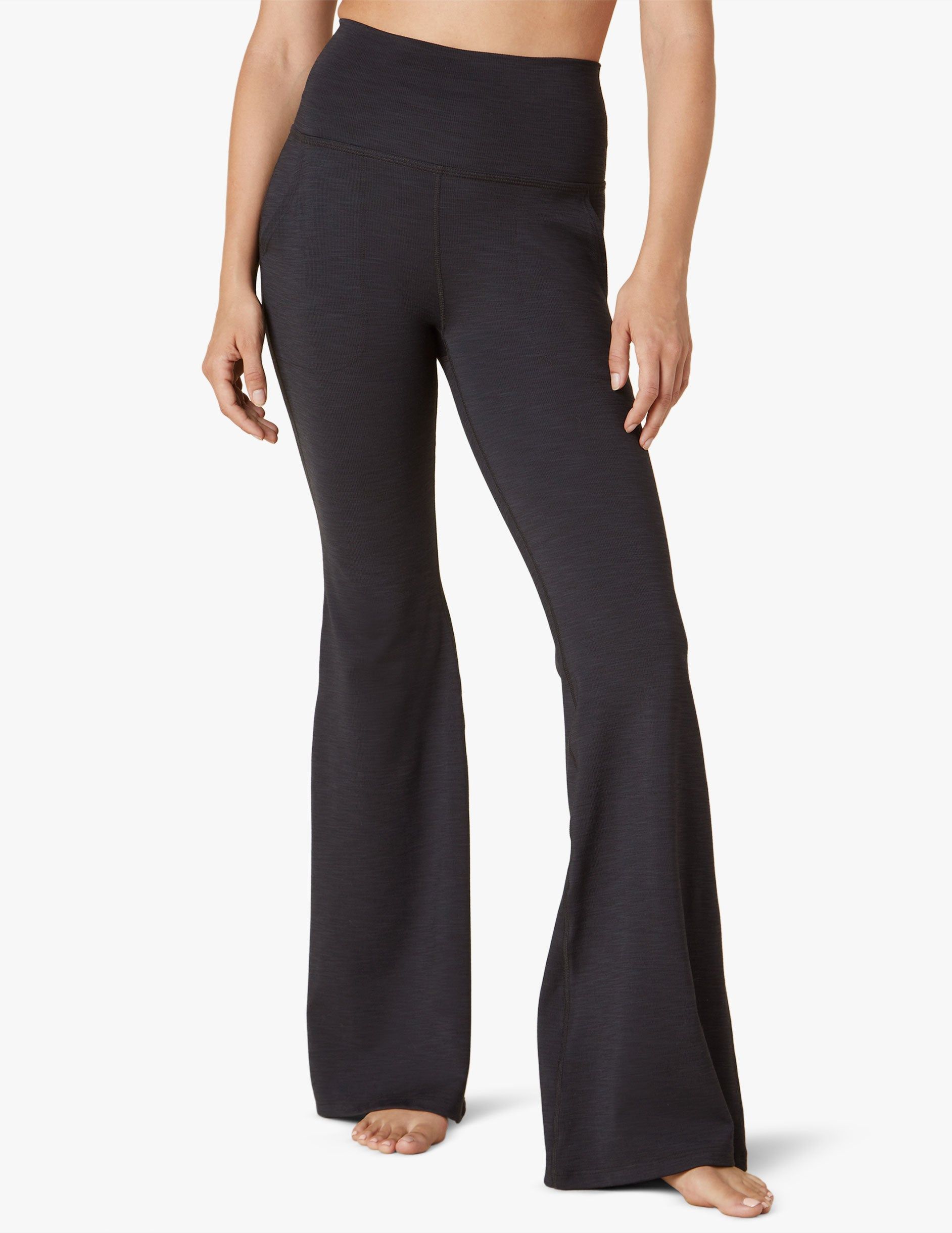 Heather Rib All Day Flare Pant sold by Beyond Yoga product image thumbnail 2