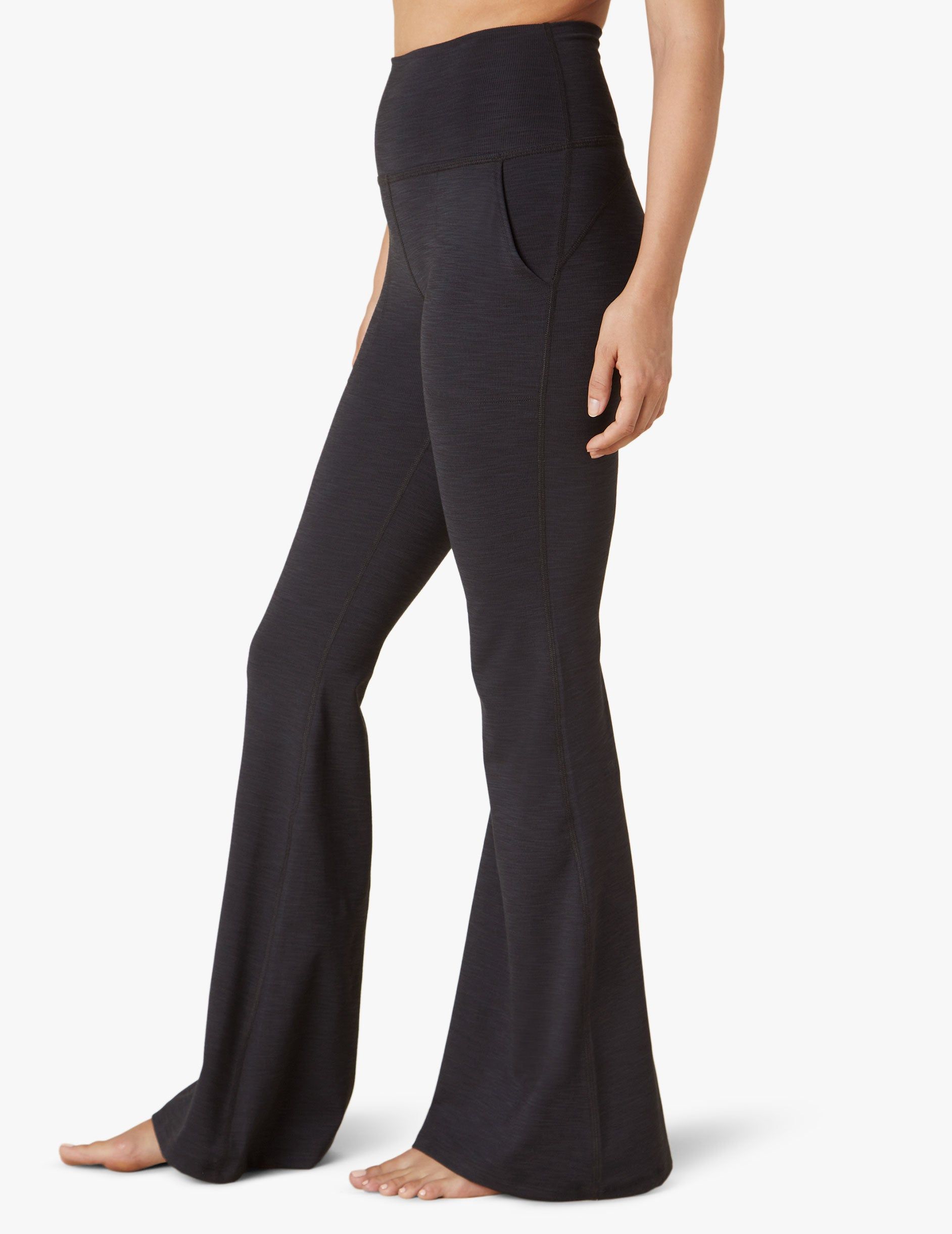 Heather Rib All Day Flare Pant sold by Beyond Yoga product image thumbnail 3