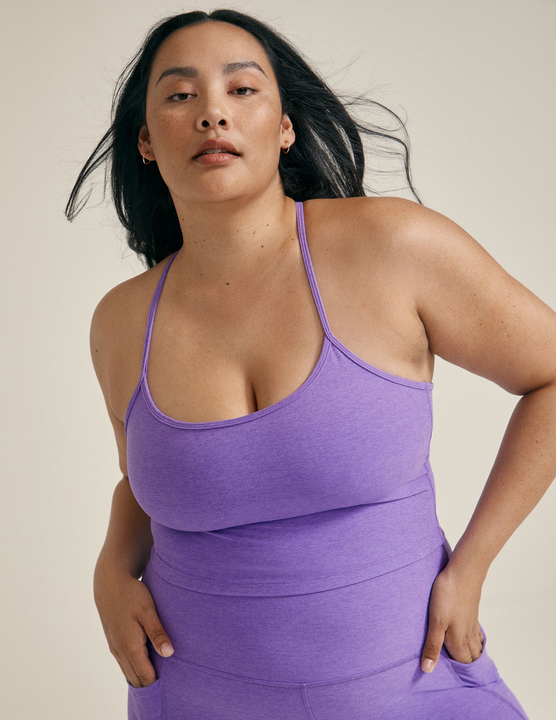 Spacedye Slim Racerback Cropped Tank sold by Beyond Yoga product image thumbnail 6